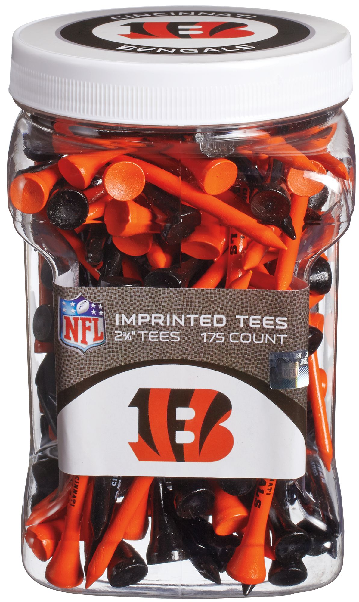 Team Golf Cincinnati Bengals 175 Count Golf Tee Jar product image