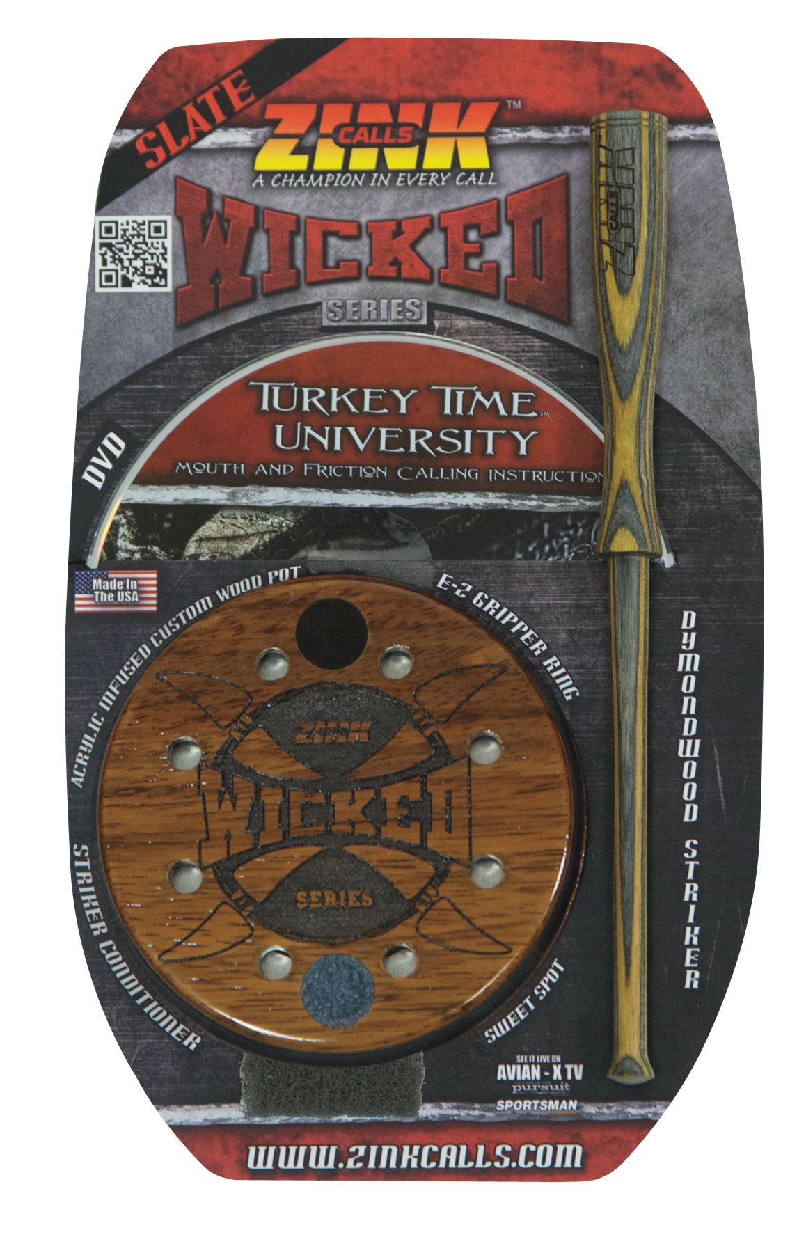 Zink Wicked Series Slate Friction Turkey Call product image