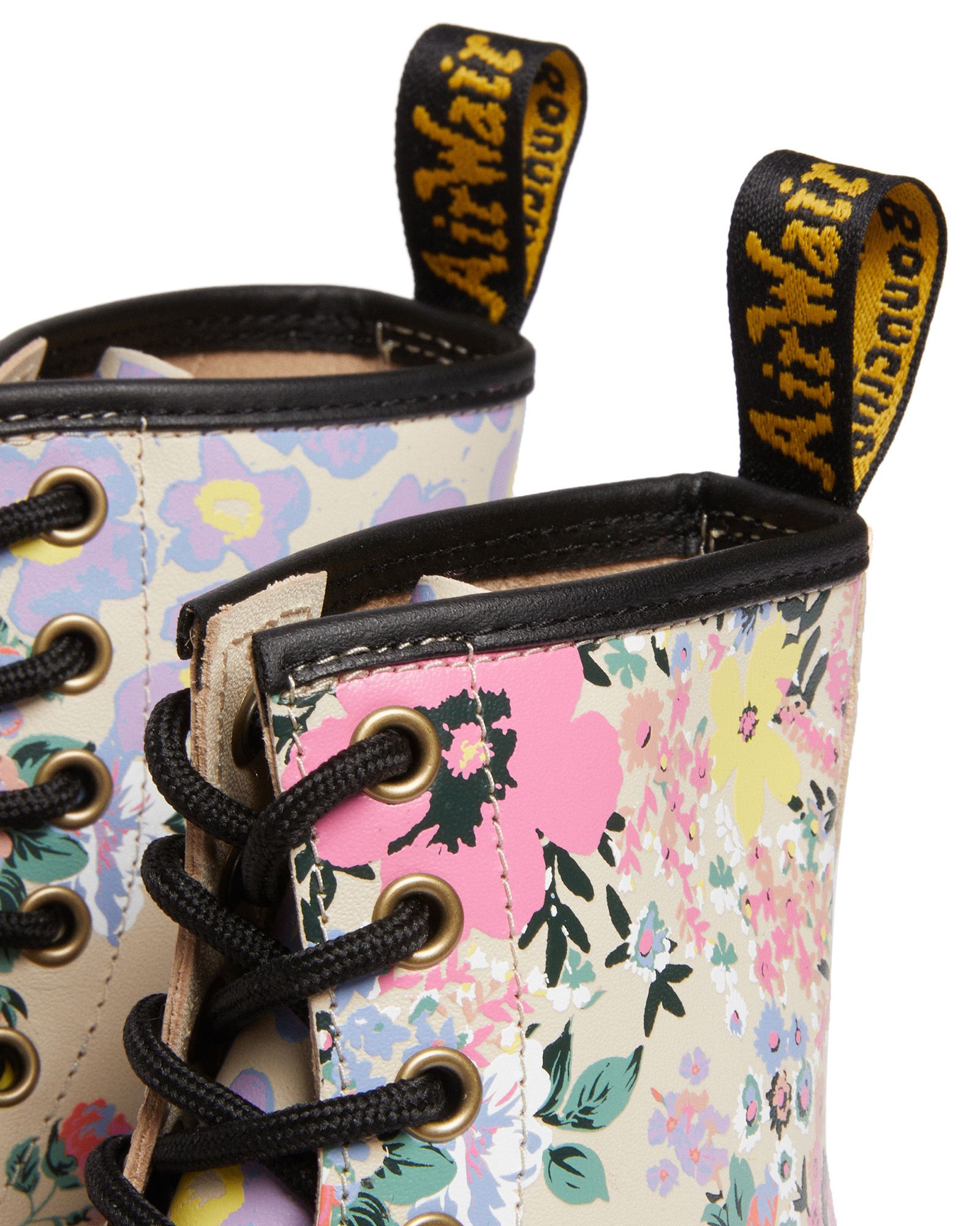 Dr. Martens Women's Floral Mashup Backhand Boots