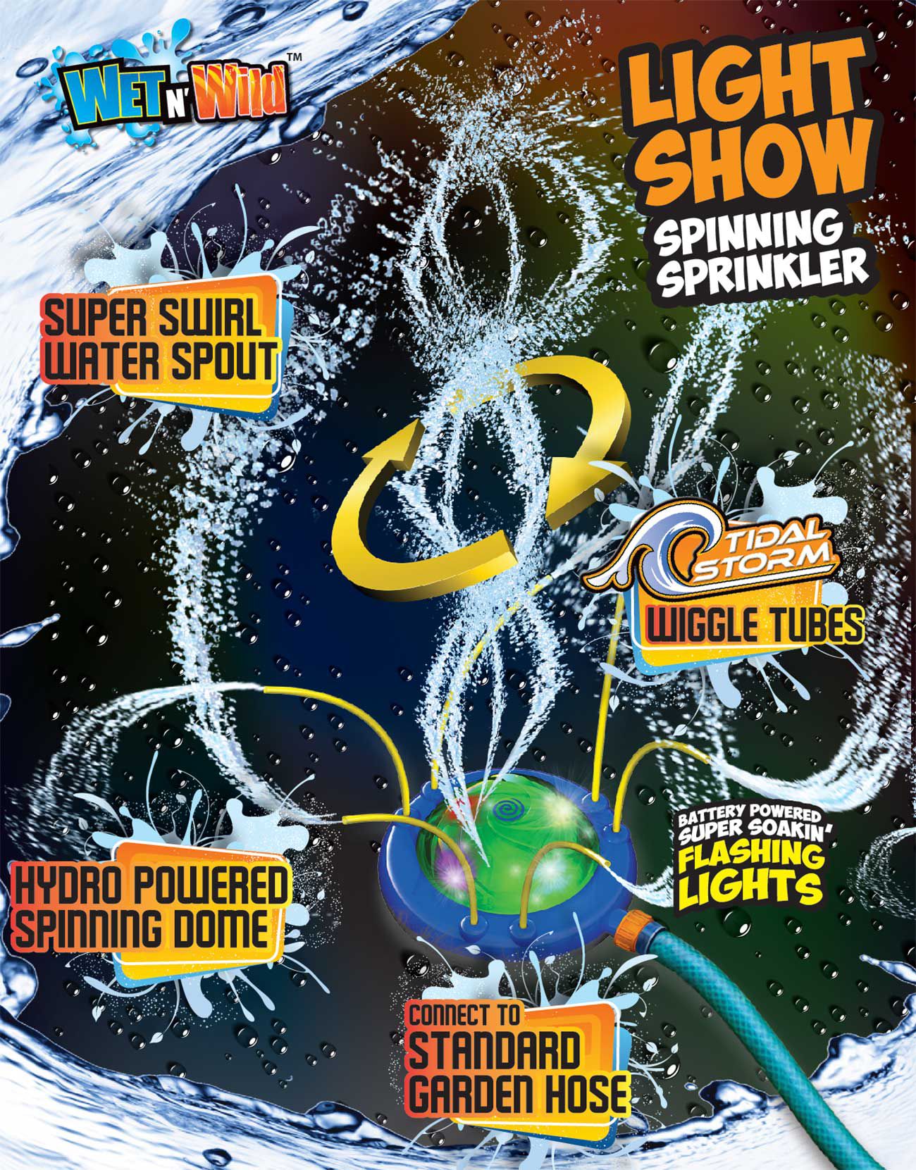 Prime Time Toys Wet N' Wild Light-Up Water Sprinkler product image
