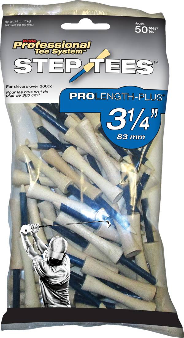 Pride Sports 3.25" Step Golf Tees – 50-Pack product image