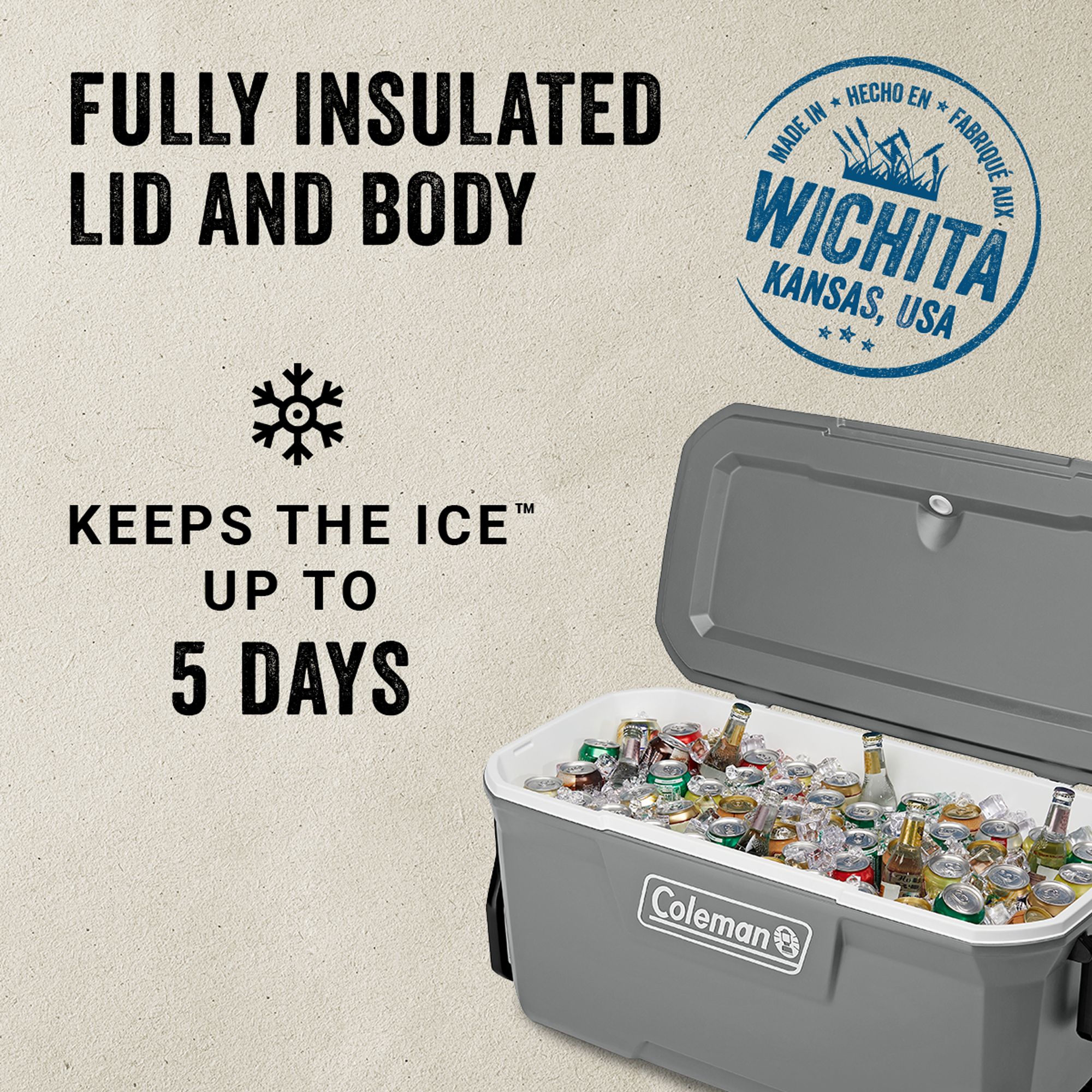 Coleman 316 Series 100-Quart Wheeled Cooler EC product image