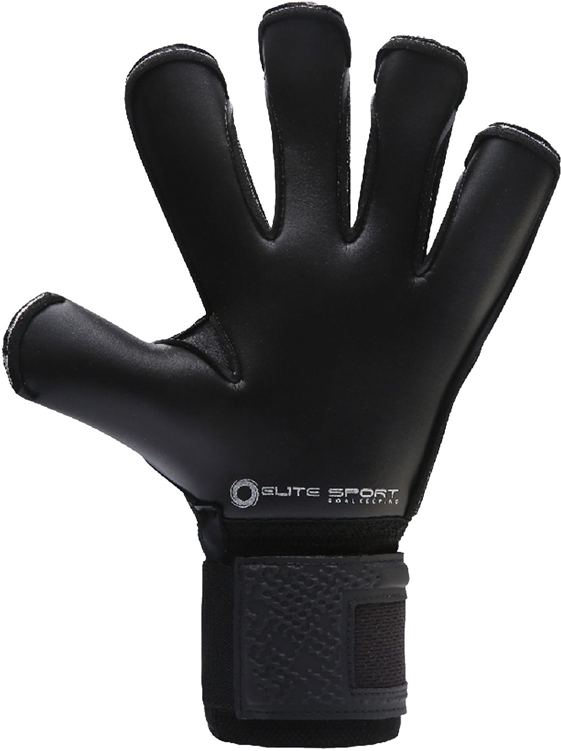 Elite Adult Black Solo Soccer Goalkeeper Gloves product image