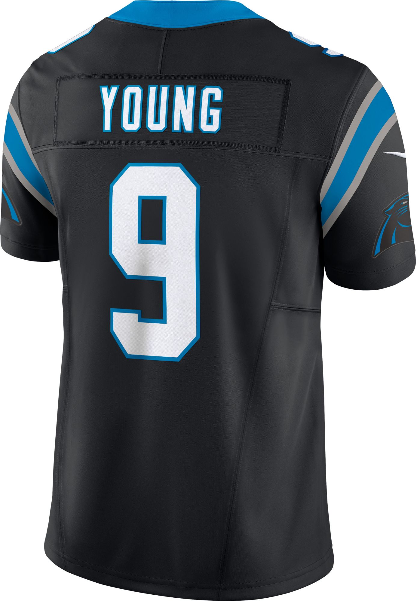 Nike Men's Carolina Panthers Bryce Young #9 Vapor F.U.S.E. Black Limited Jersey product image