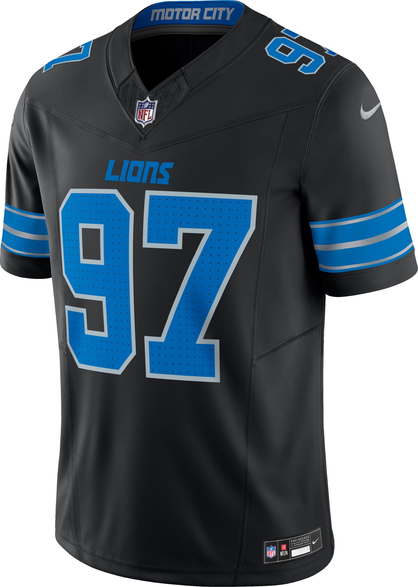 Nike Men's Detroit Lions Aidan Hutchinson #97 Vapor F.U.S.E. Black Alternate Limited Jersey product image