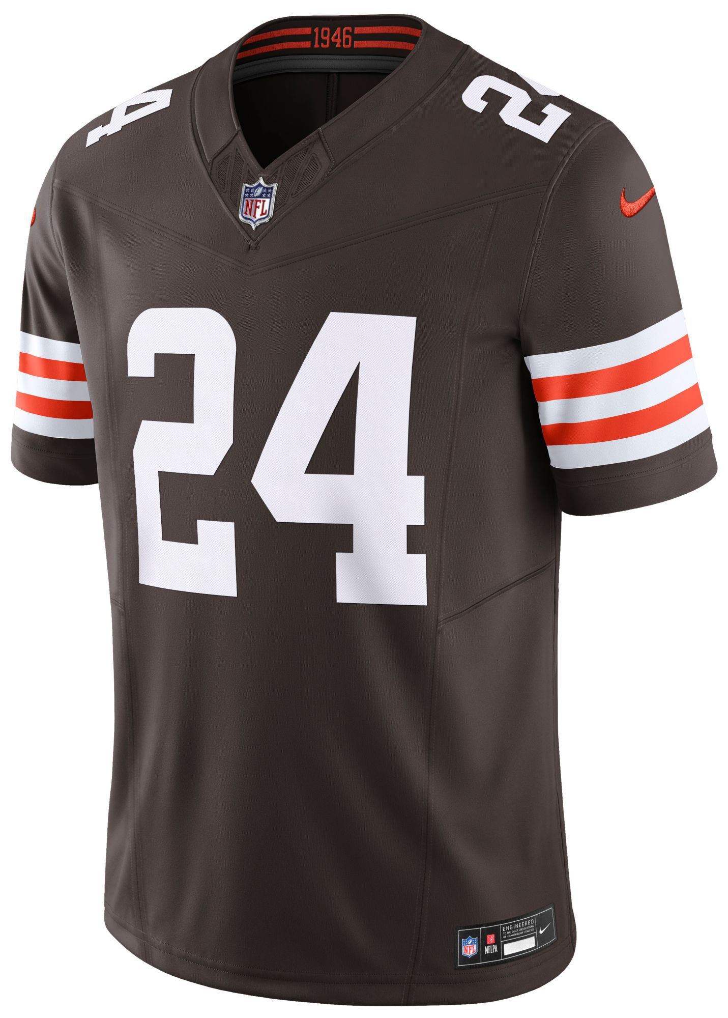 Nike Men's Cleveland Browns Nick Chubb #24 Vapor F.U.S.E. Brown Limited Jersey product image