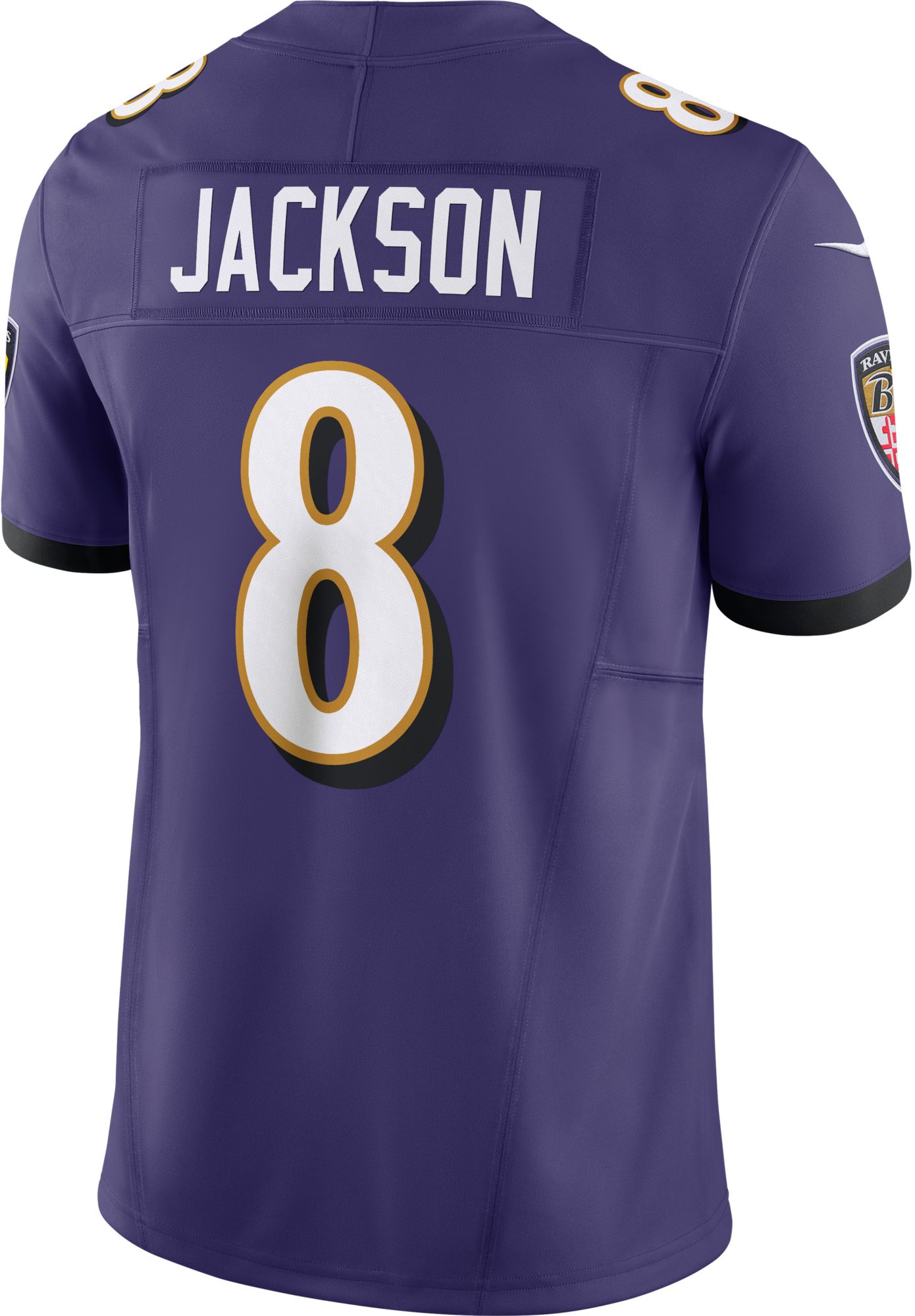 Nike Men's Baltimore Ravens Lamar Jackson #8 Vapor Purple Limited Jersey product image