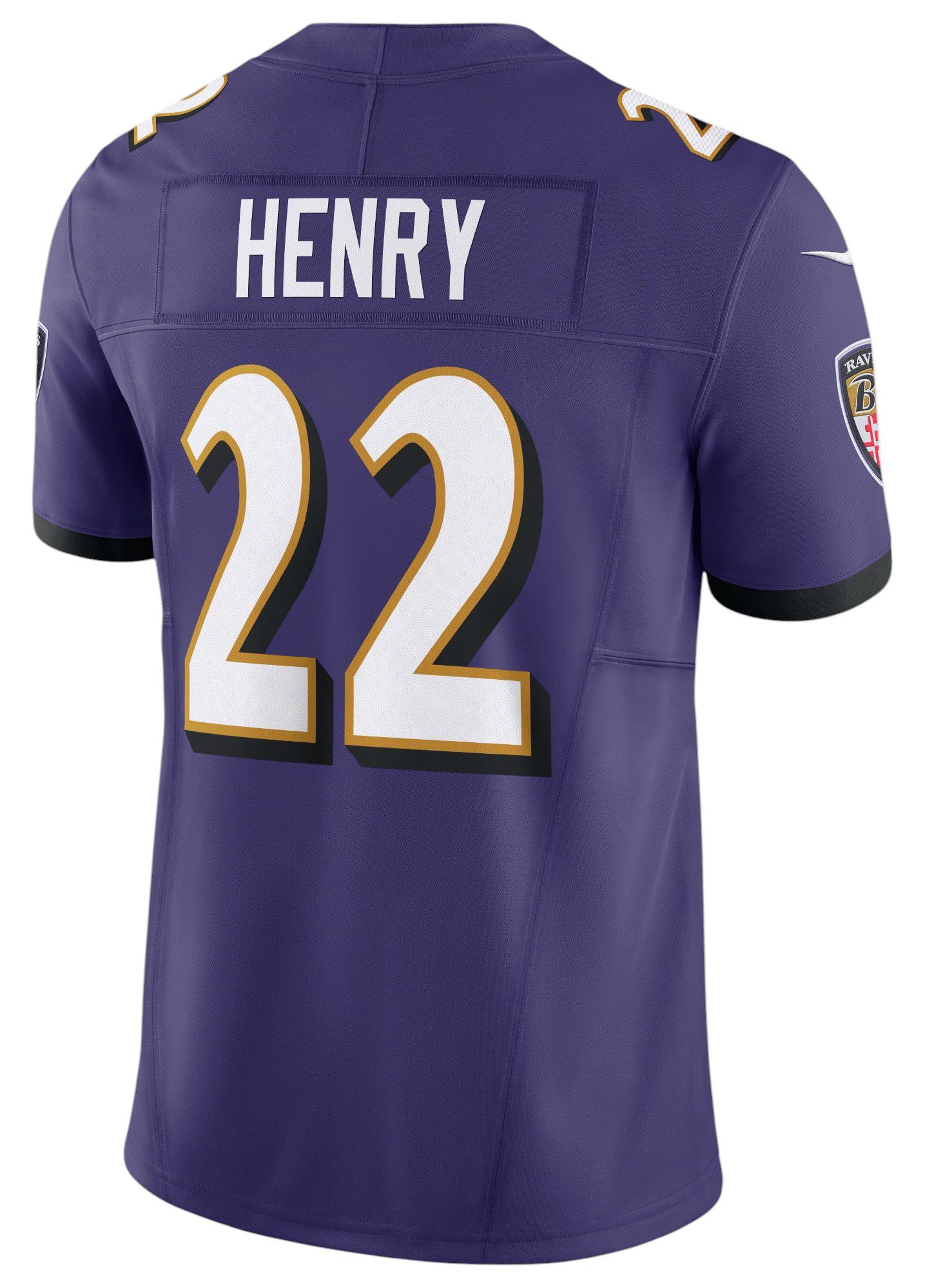 Nike Men's Baltimore Ravens Derrick Henry #22 Purple Limited Football Jersey product image