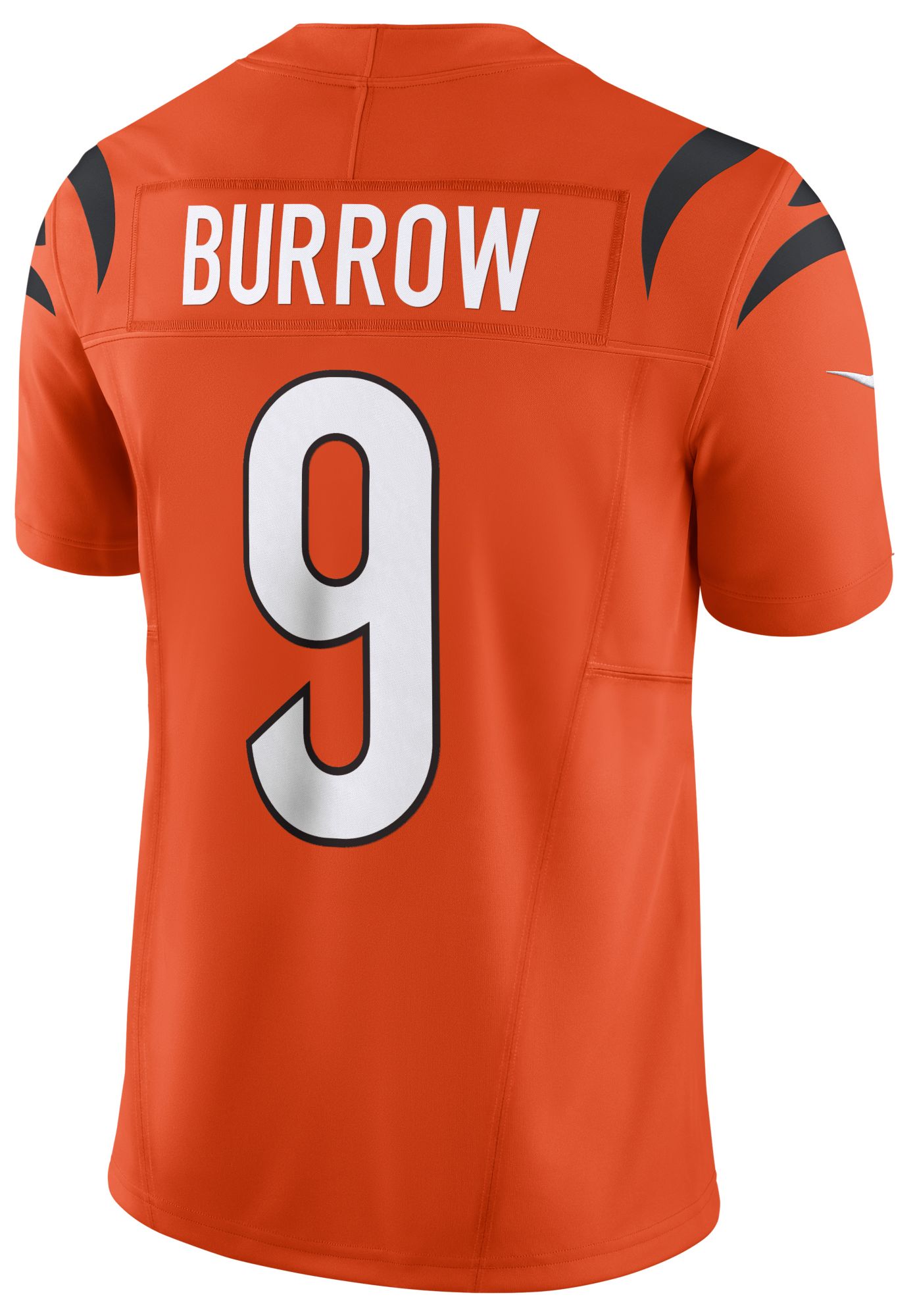 Nike Men's Cincinnati Bengals Joe Burrow #9 Vapor F.U.S.E. University Orange Limited Jersey product image