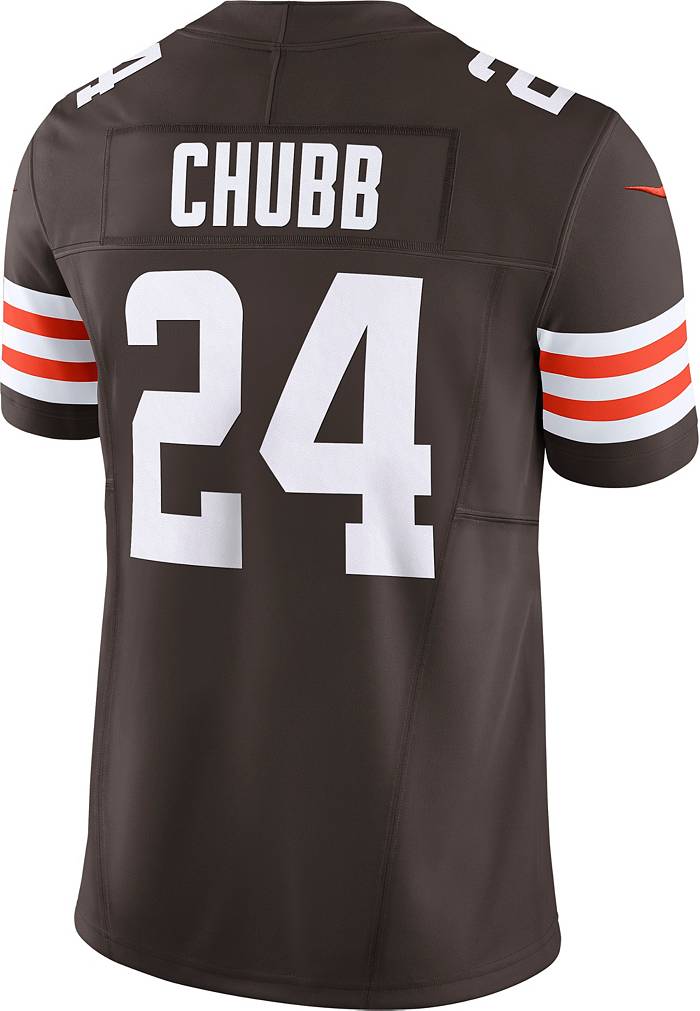 Nike Men's Cleveland Browns Nick Chubb #24 Vapor F.U.S.E. Limited Brown  Jersey