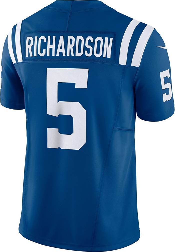 Nike Men's Indianapolis Colts Anthony Richardson #5 Vapor Limited Blue  Jersey