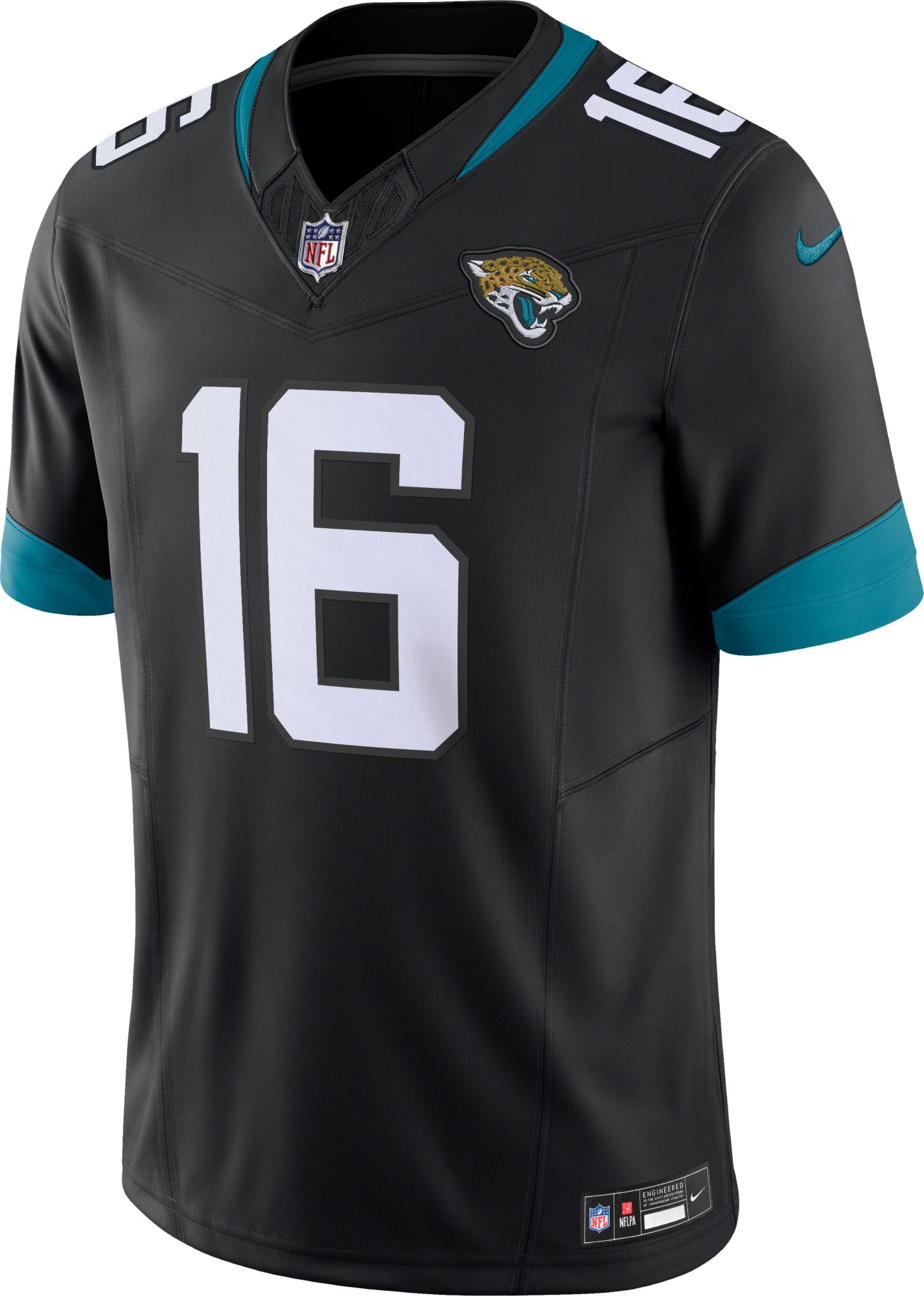 Nike Men's Jacksonville Jaguars Trevor Lawrence #16 Vapor F.U.S.E. Black Limited Jersey product image