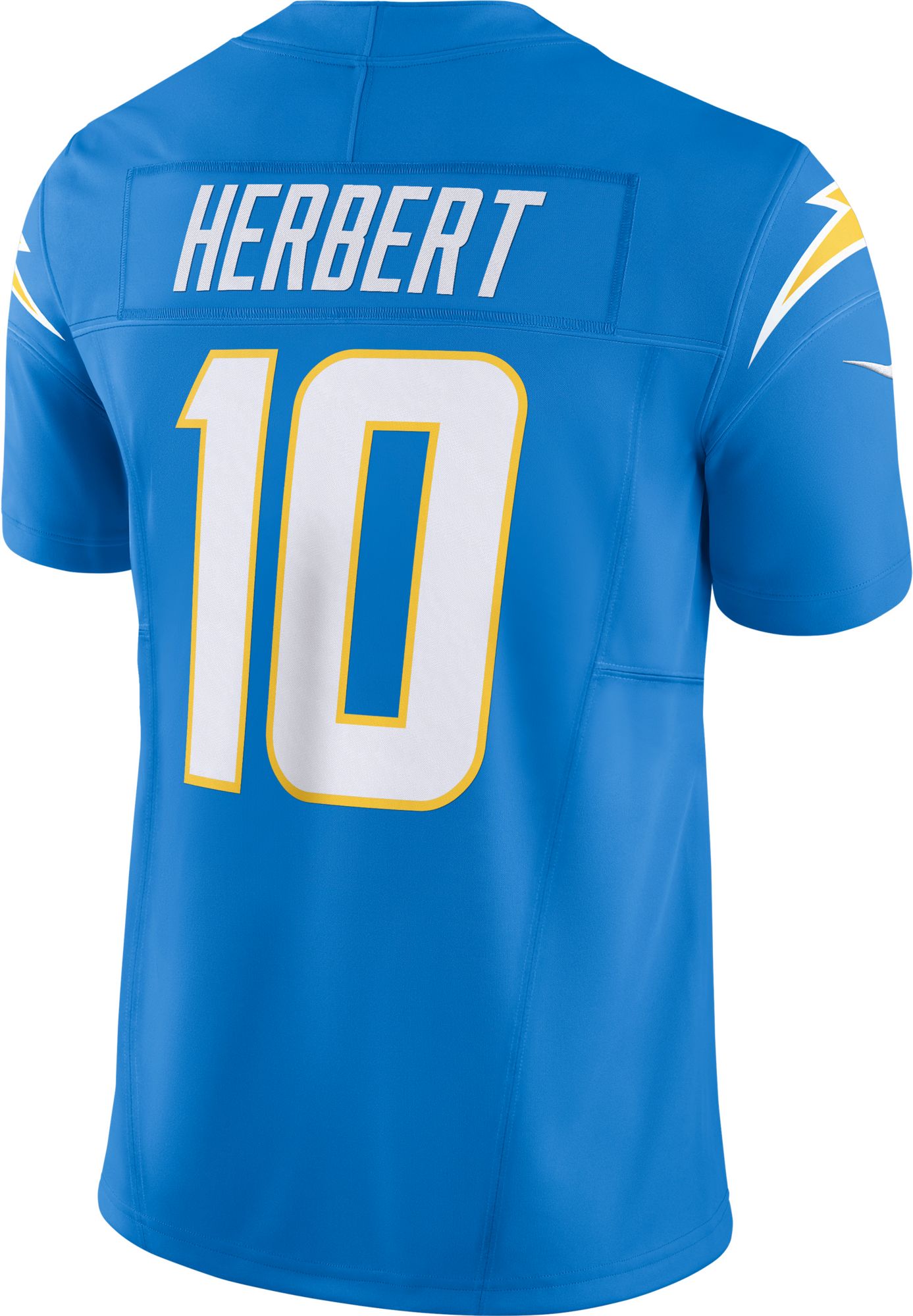 Nike Men's Los Angeles Chargers Justin Herbert #10 Vapor F.U.S.E. Limited Blue Jersey