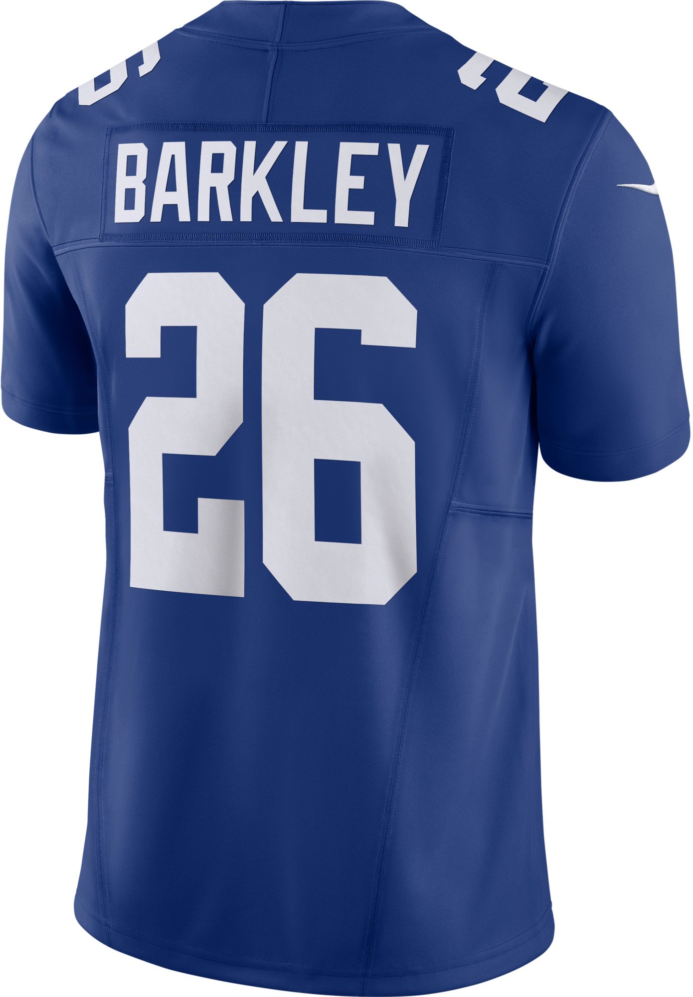 Nike New York Giants No26 Saquon Barkley Anthracite Salute to Service Women's Stitched NFL Limited Therma Long Sleeve Jersey