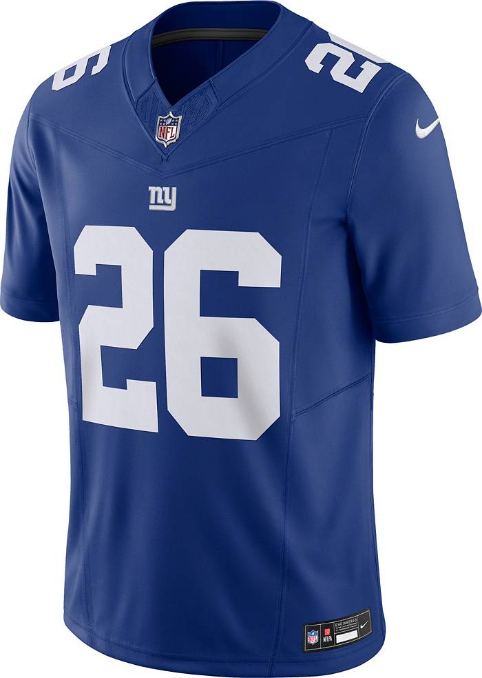 Nike Men's New York Giants Saquon Barkley #26 Vapor F.U.S.E. Limited Blue  Jersey