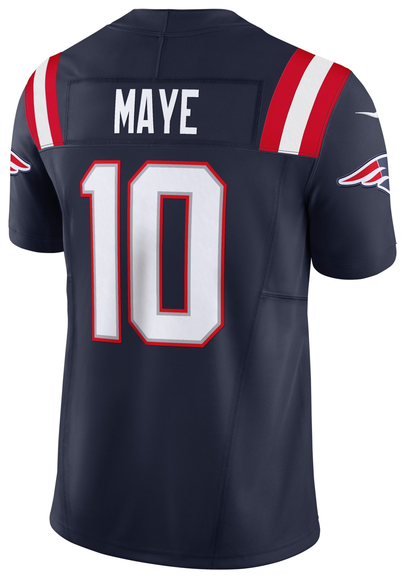 Nike Men's New England Patriots Drake Maye #10 College Navy Vapor Limited Jersey product image