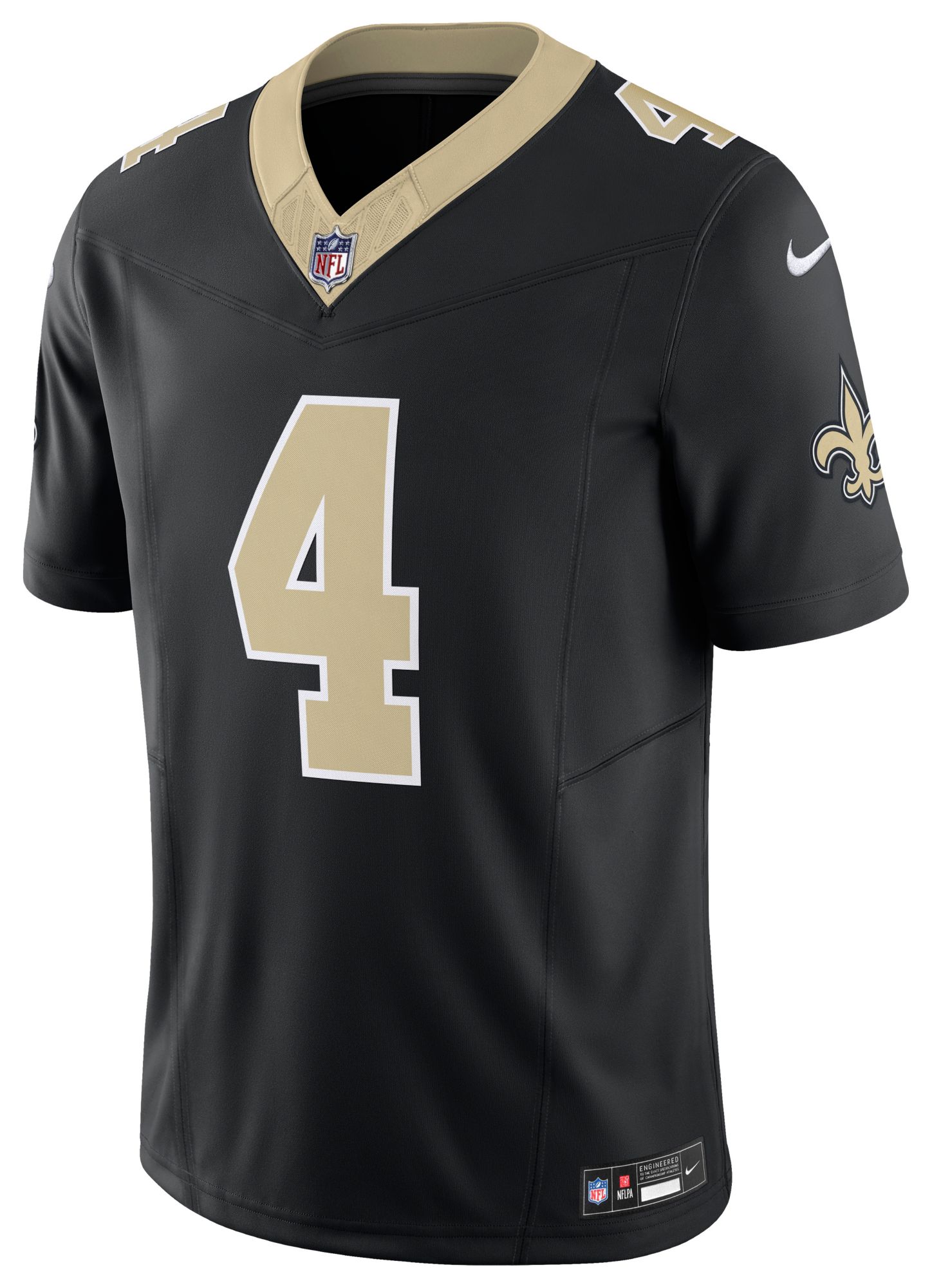 Nike Men's New Orleans Saints Derek Carr #4 Vapor F.U.S.E. Black Limited Jersey product image