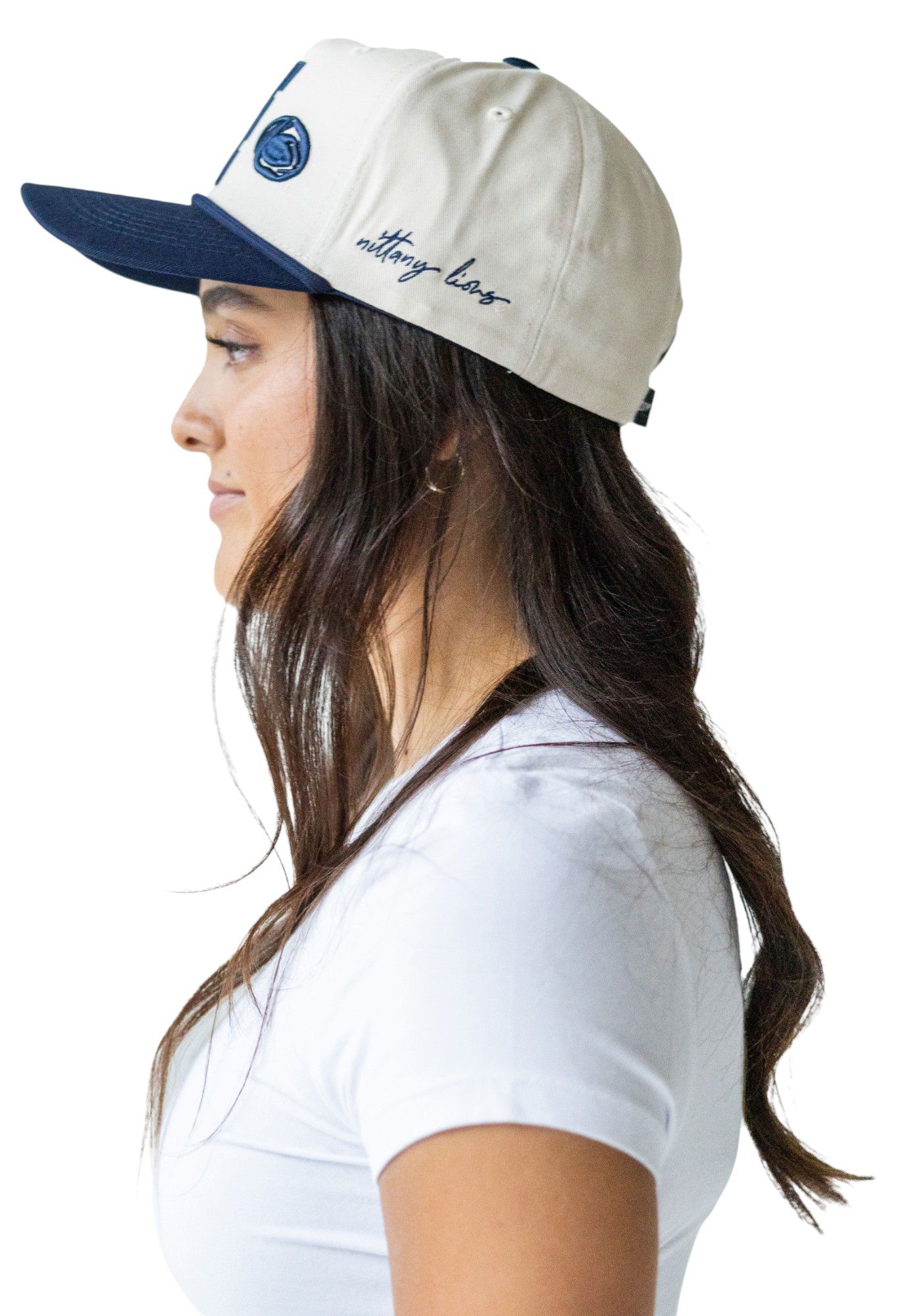 Gameday Social Women's Penn State Nittany Lions Ivory Saturday Stretch Adjustable Hat product image