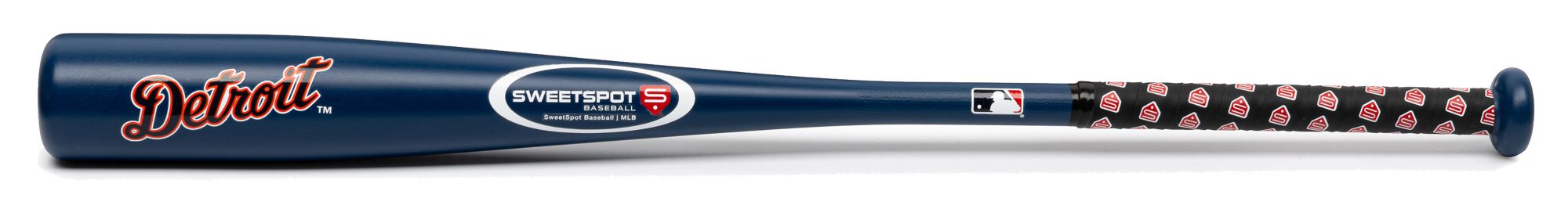 SweetSpot Baseball Detroit Tigers 32” Senior Bat and Spaseball Combo