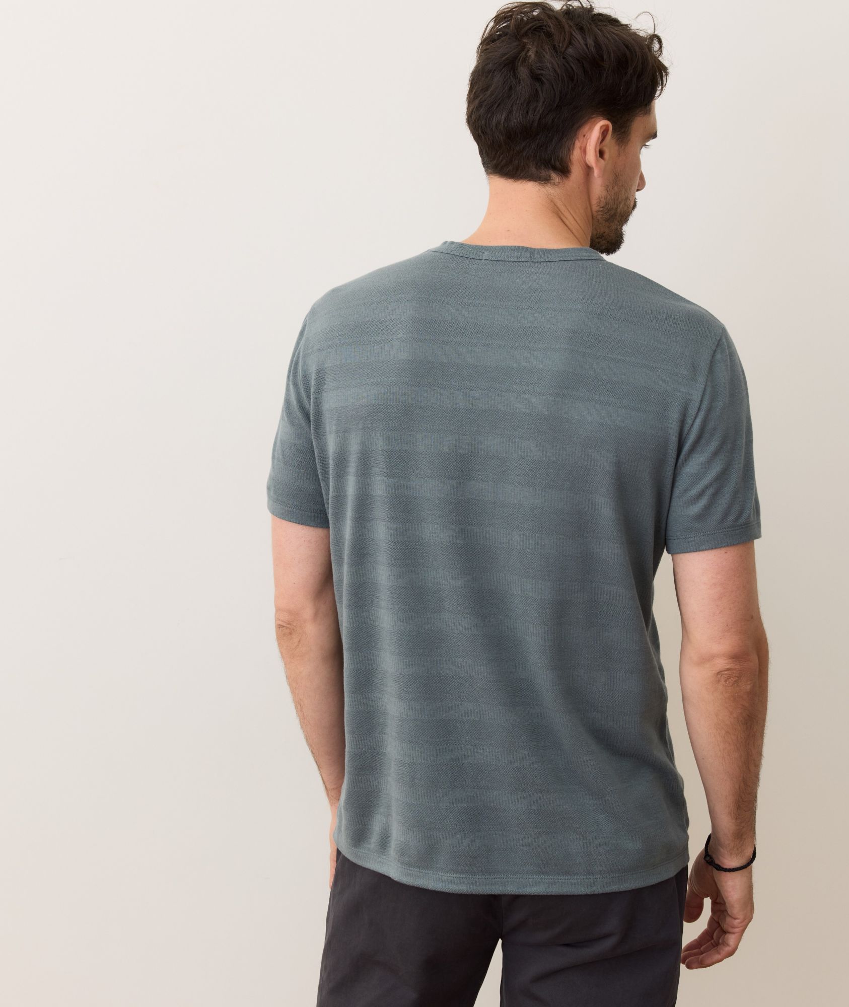 Marine Layer Men's Signature Jacquard Short Sleeve T-Shirt product image