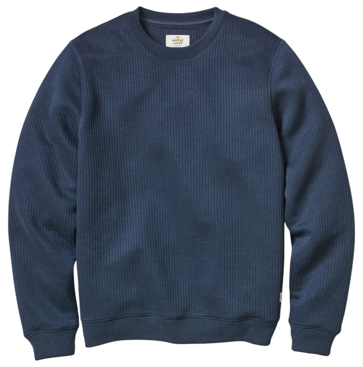 Marine Layer Men's Corbet Quilted Crewneck Sweater product image