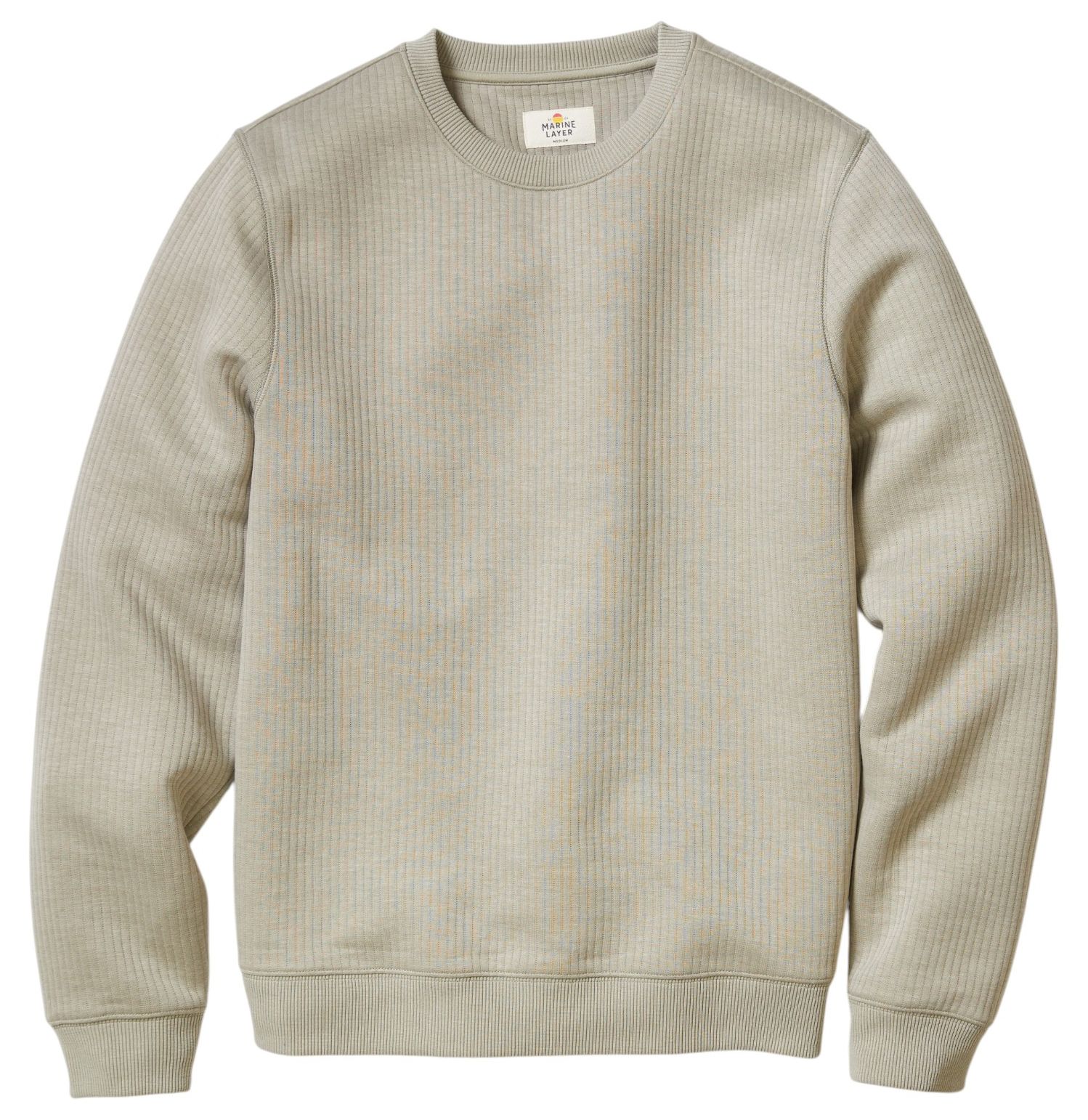 Marine Layer Men's Corbet Quilted Crewneck Sweater product image