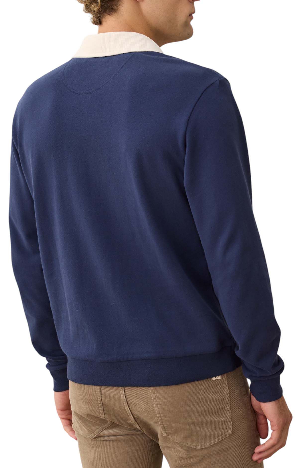 Marine Layer Men's Sueded Long Sleeve Rugby Polo product image