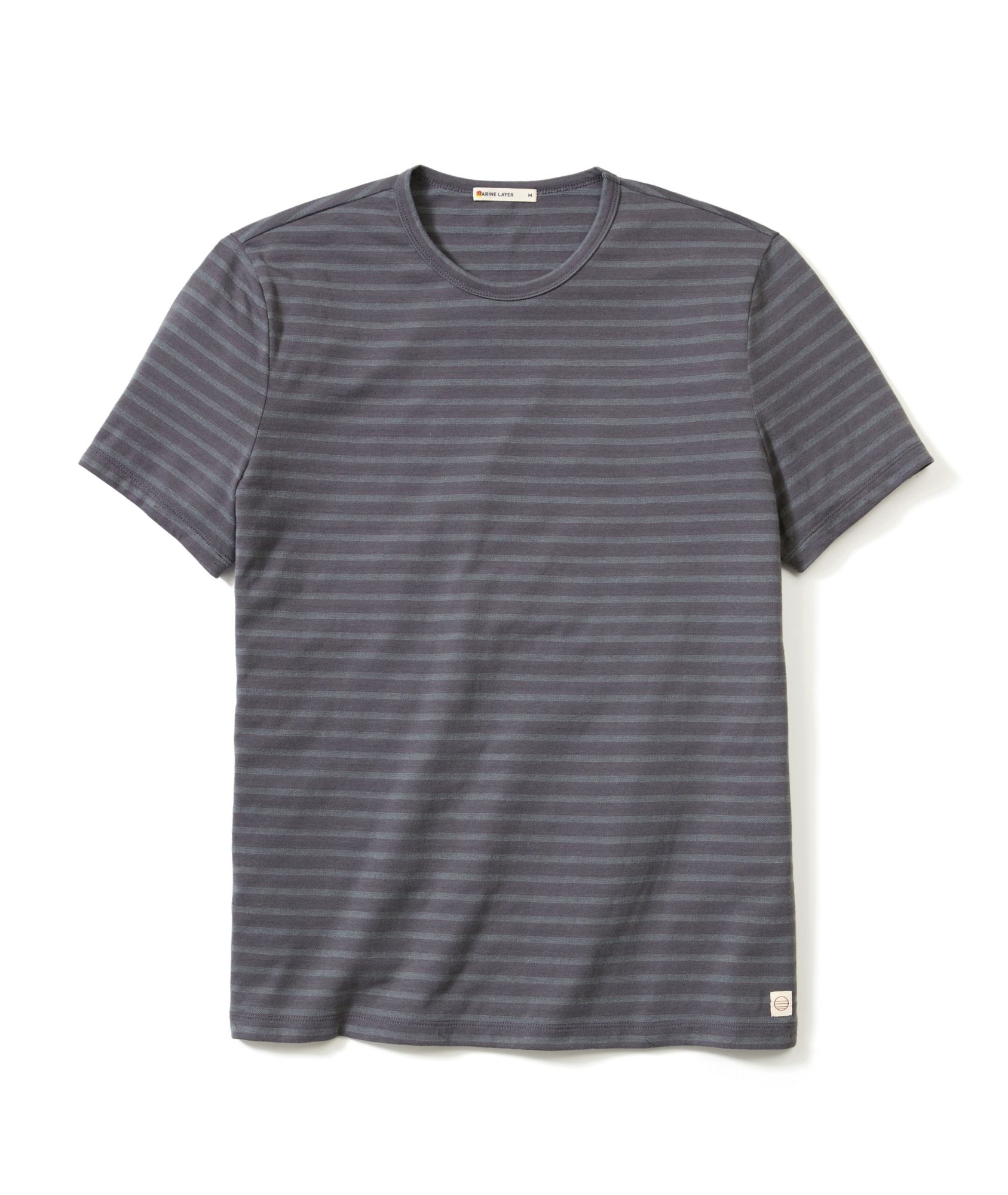Marine Layer Men's Signature Jacquard Crew Short Sleeve T-Shirt product image