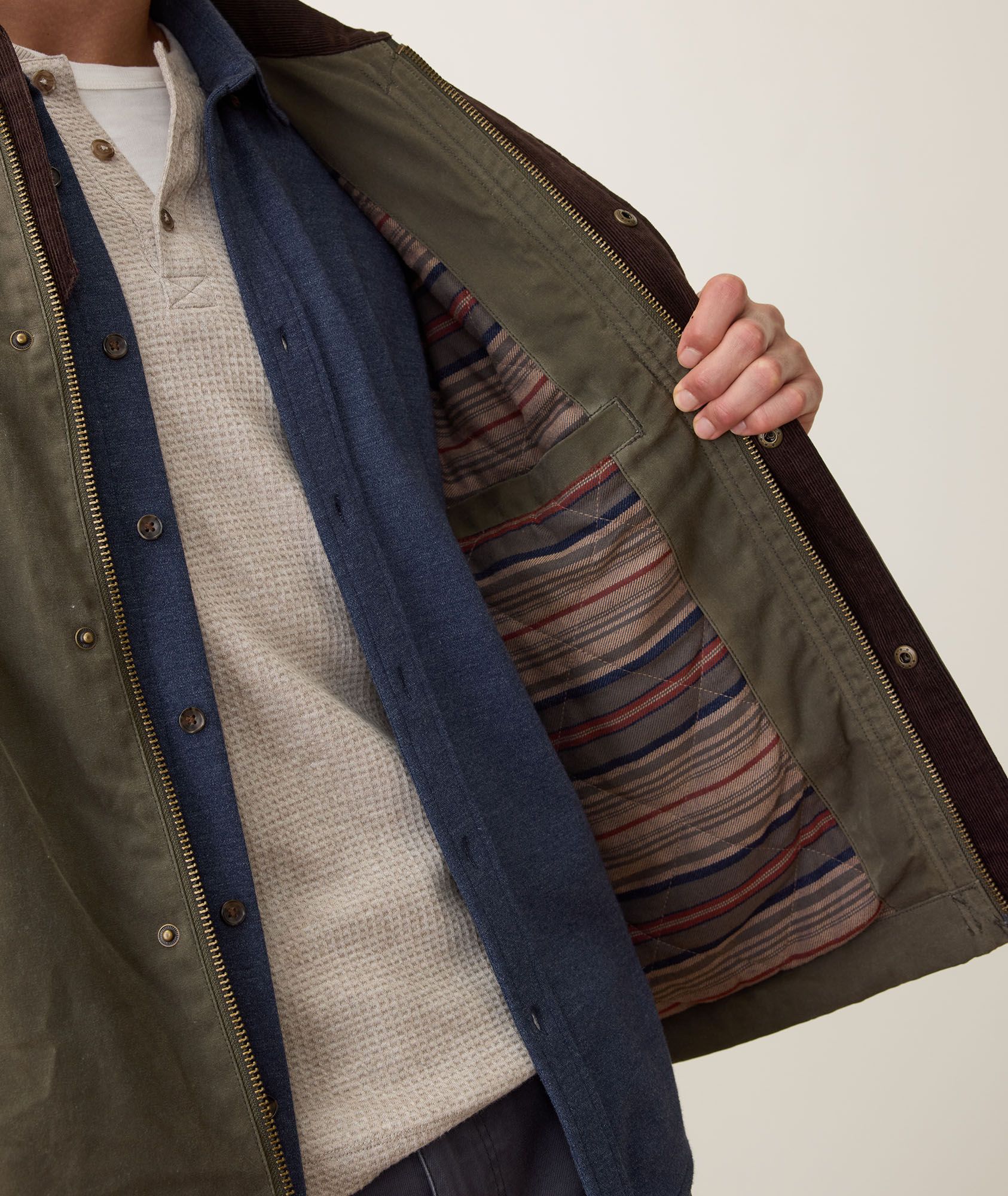 Marine Layer Men's Weston Wax Canvas Barn Jacket product image