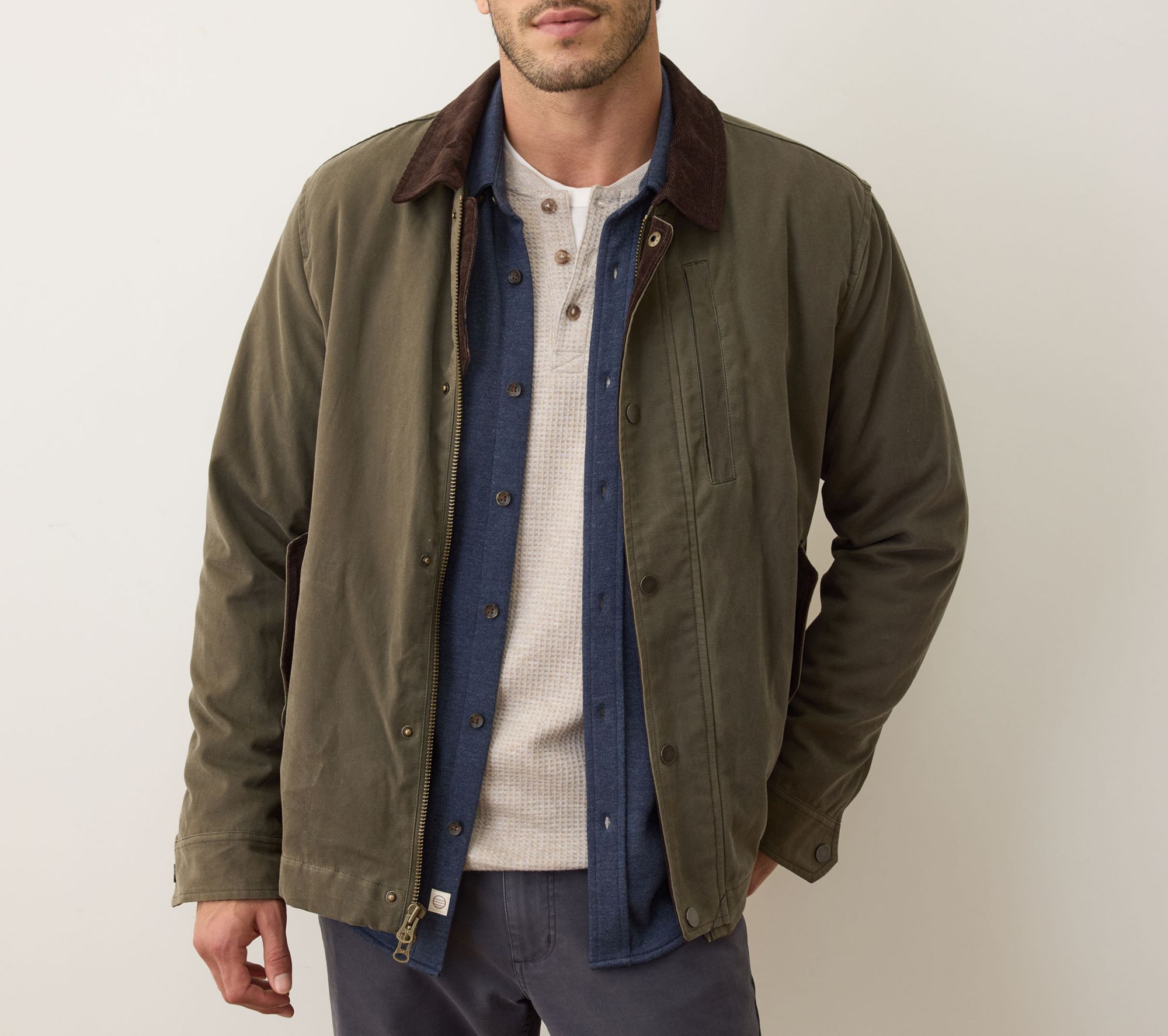 Marine Layer Men's Weston Wax Canvas Barn Jacket product image