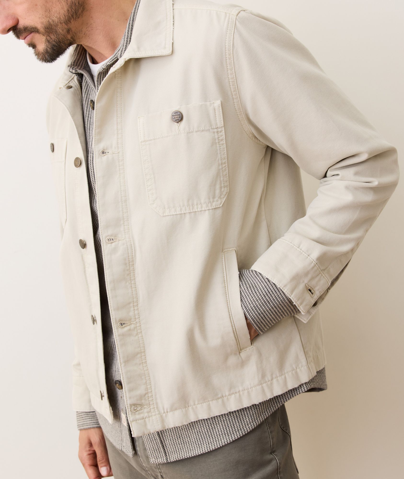 Marine Layer Men's Patrick Canvas Overshirt product image