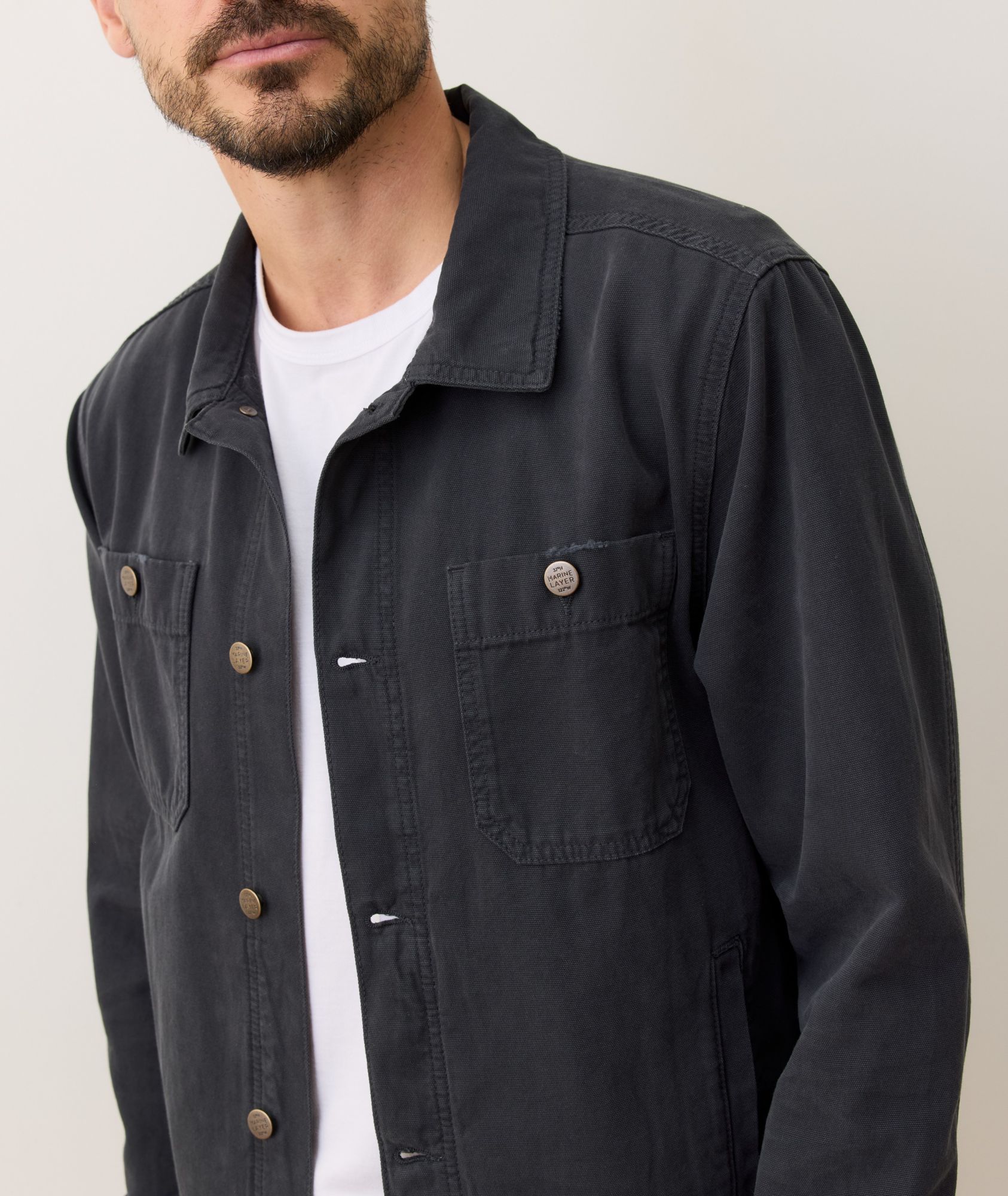 Marine Layer Men's Patrick Canvas Overshirt product image