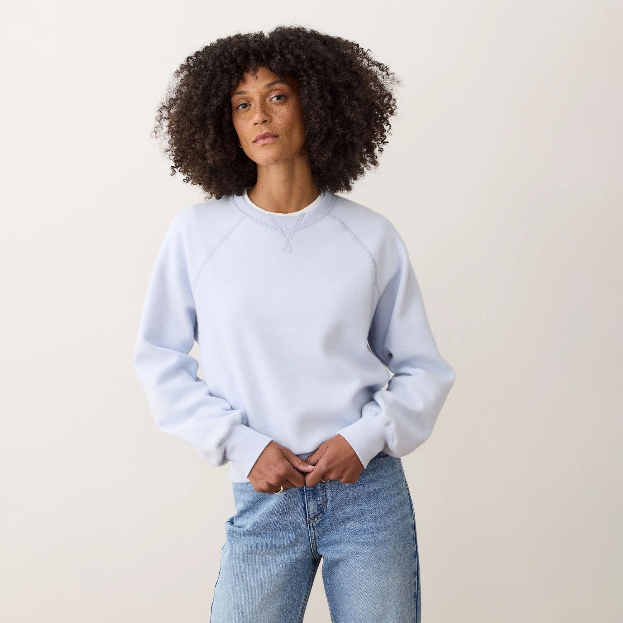 Marine Layer Women's Cloud 9 Fleece Reversible Crewneck Sweatshirt product image