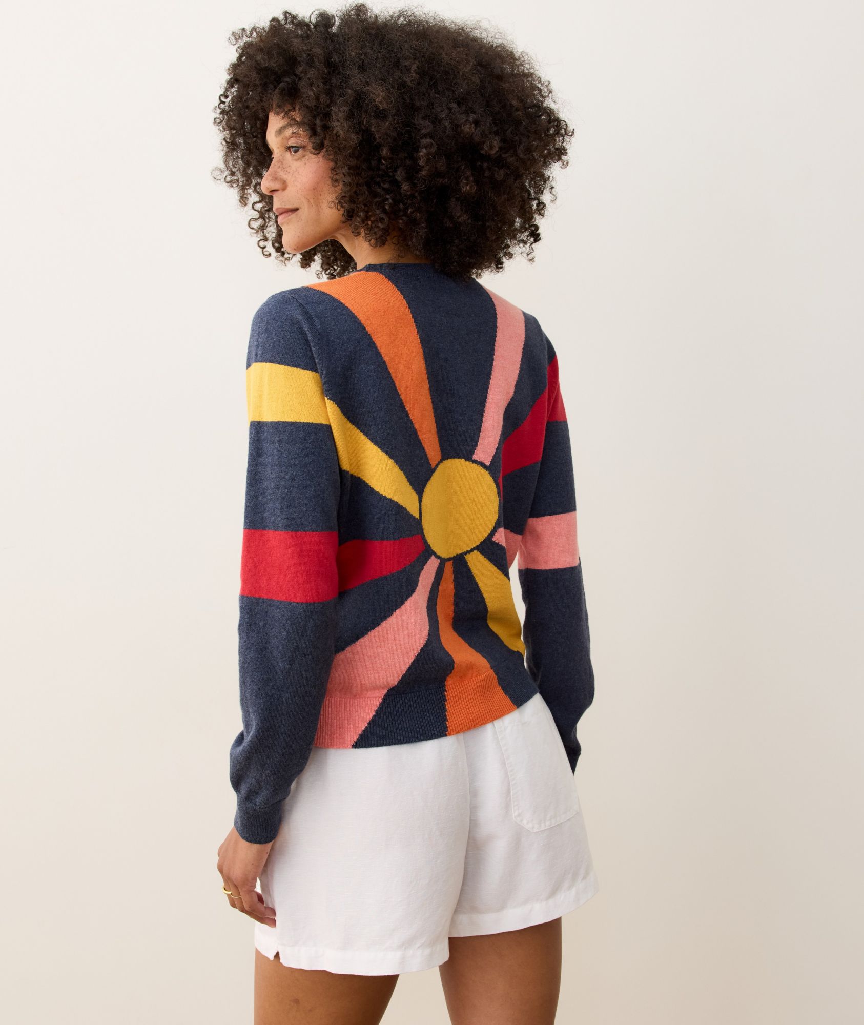 Marine Layer Women 's Exploded Sun Icon Sweater product image