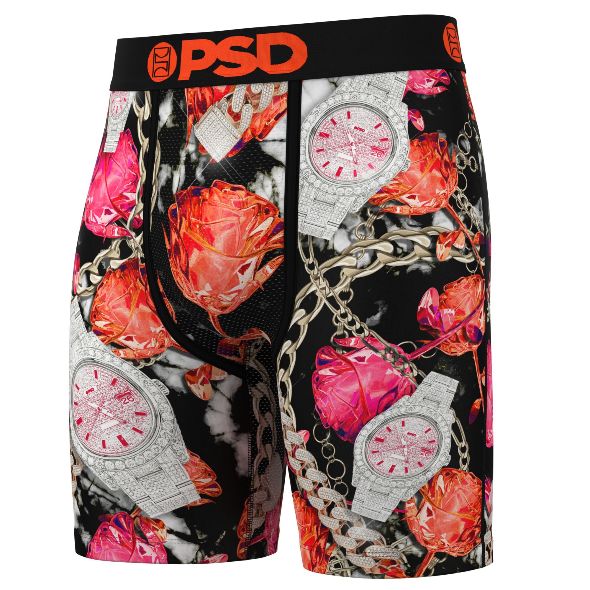 PSD Underwear Men's Orange Ice Boxer Briefs product image