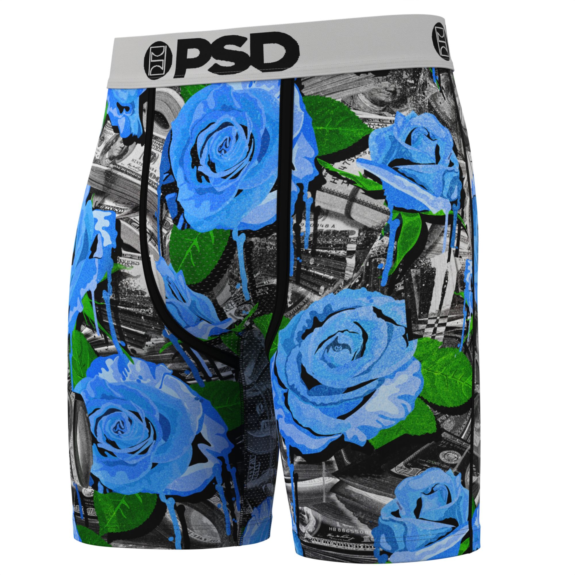 PSD Underwear Men's Rose Drippin Boxer Briefs product image