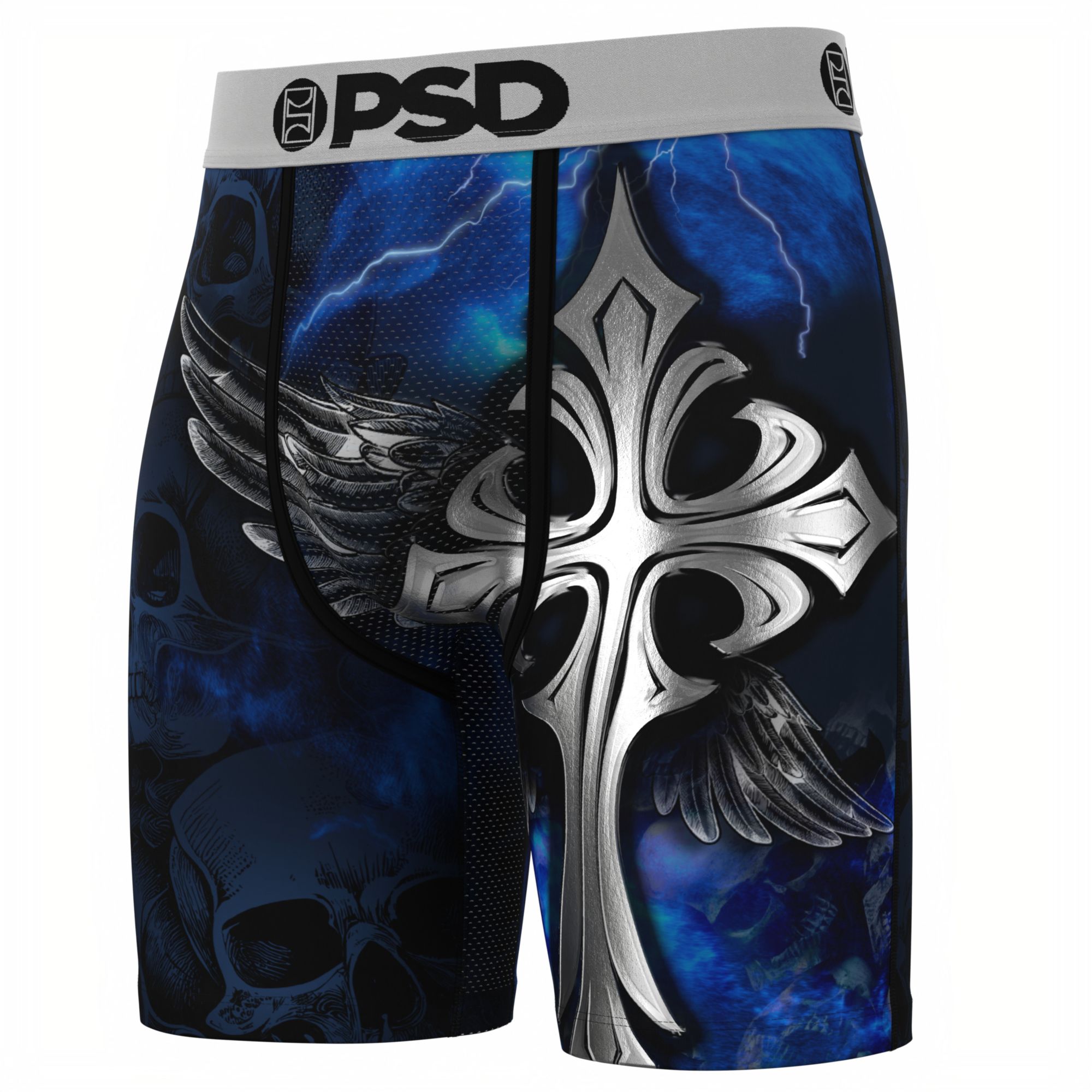 PSD Underwear Men's Silver Wing Boxer Briefs product image