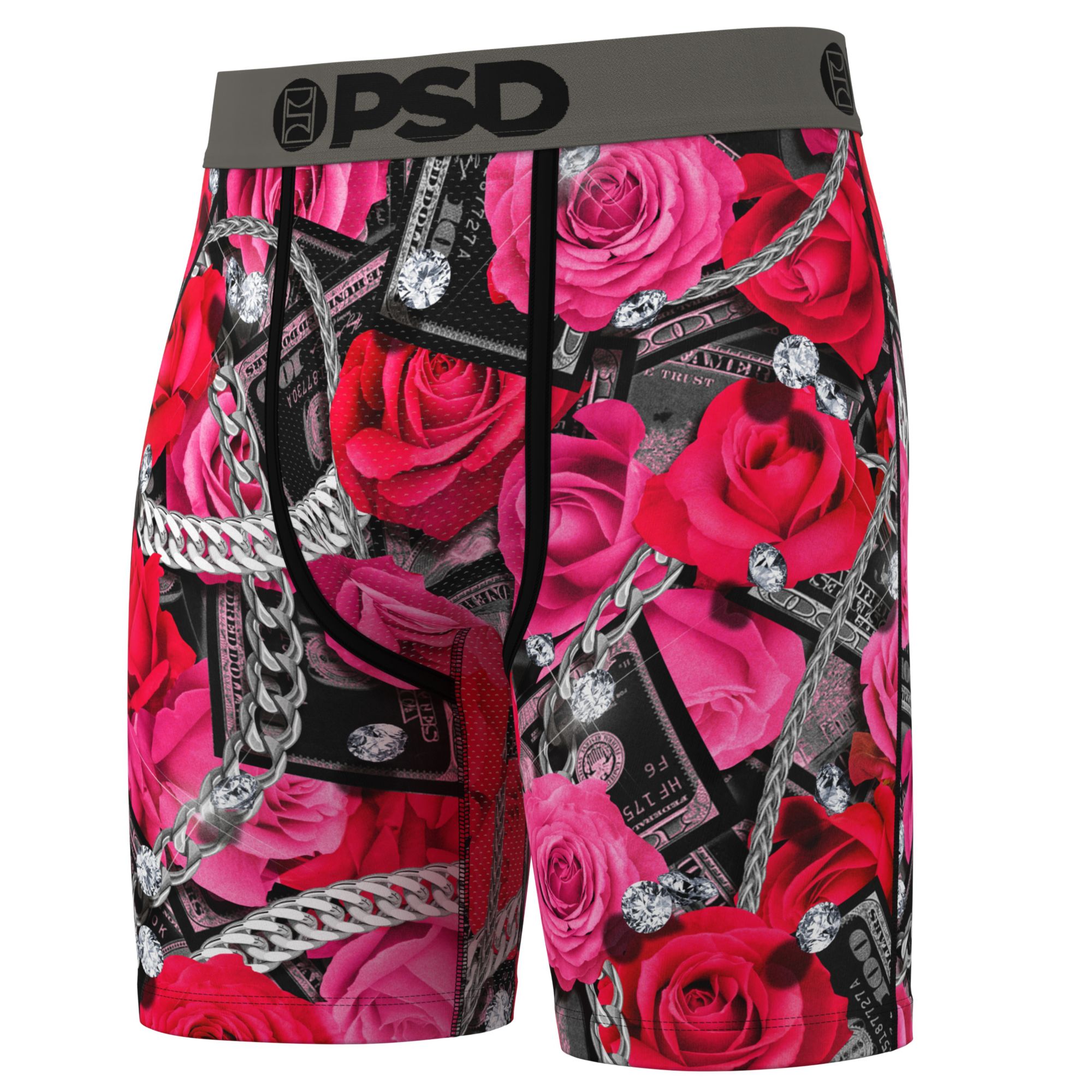 PSD Underwear Men's Rich Ruby Boxer Briefs - 3 Pack product image