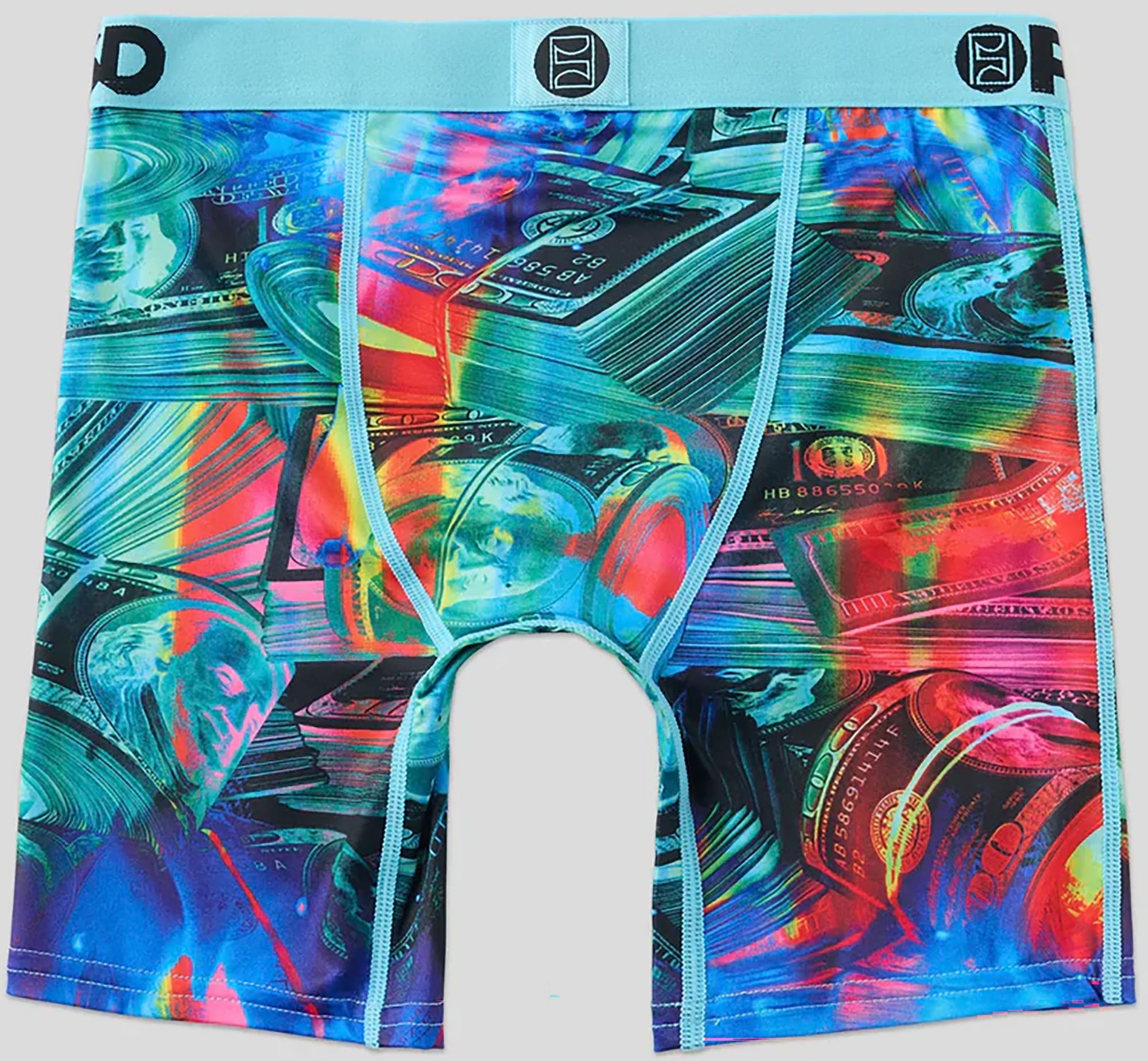PSD Underwear Boys' Neon Stacks Boxer Briefs product image