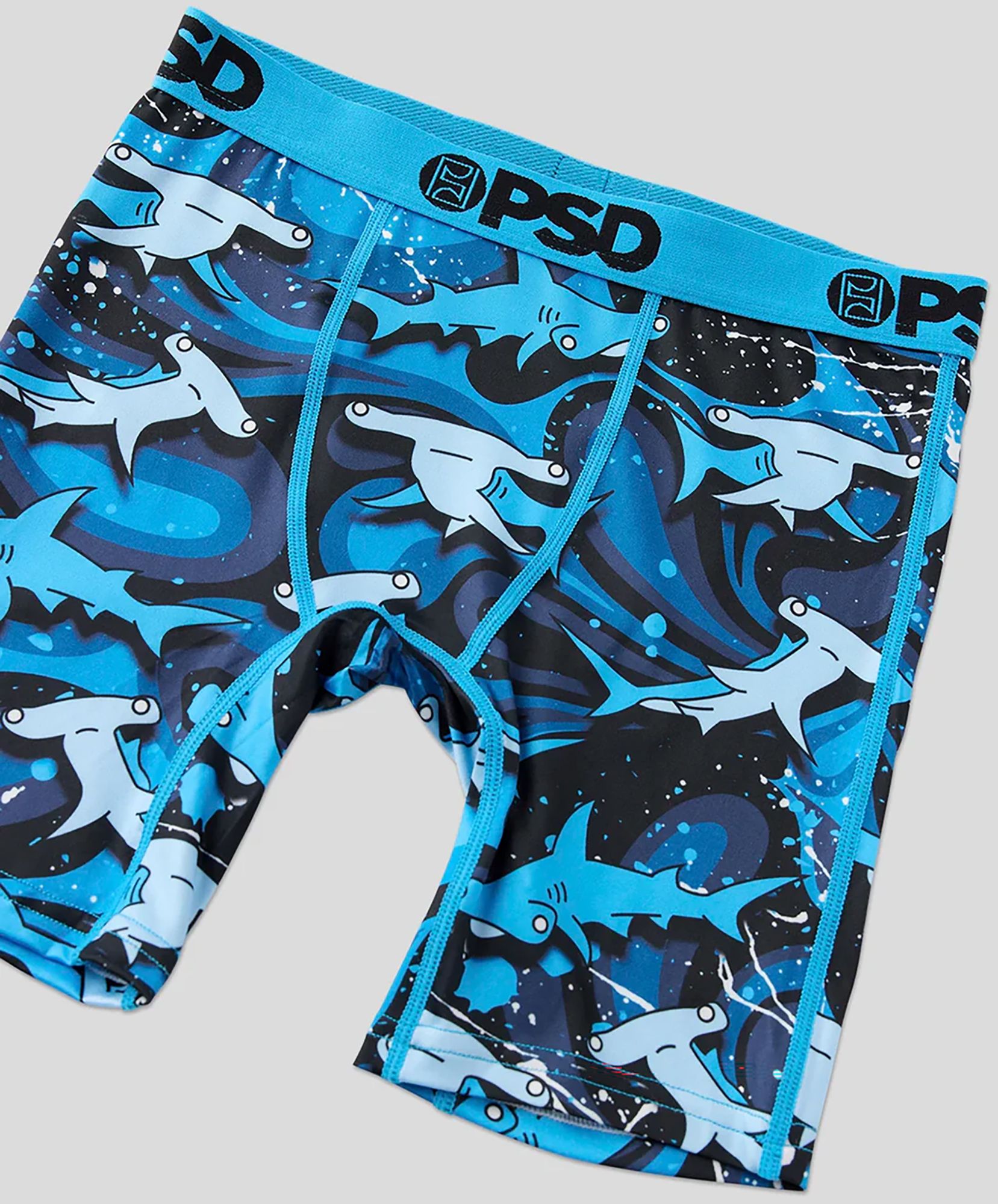 PSD Underwear Boys' Deep Blue Boxer Briefs product image