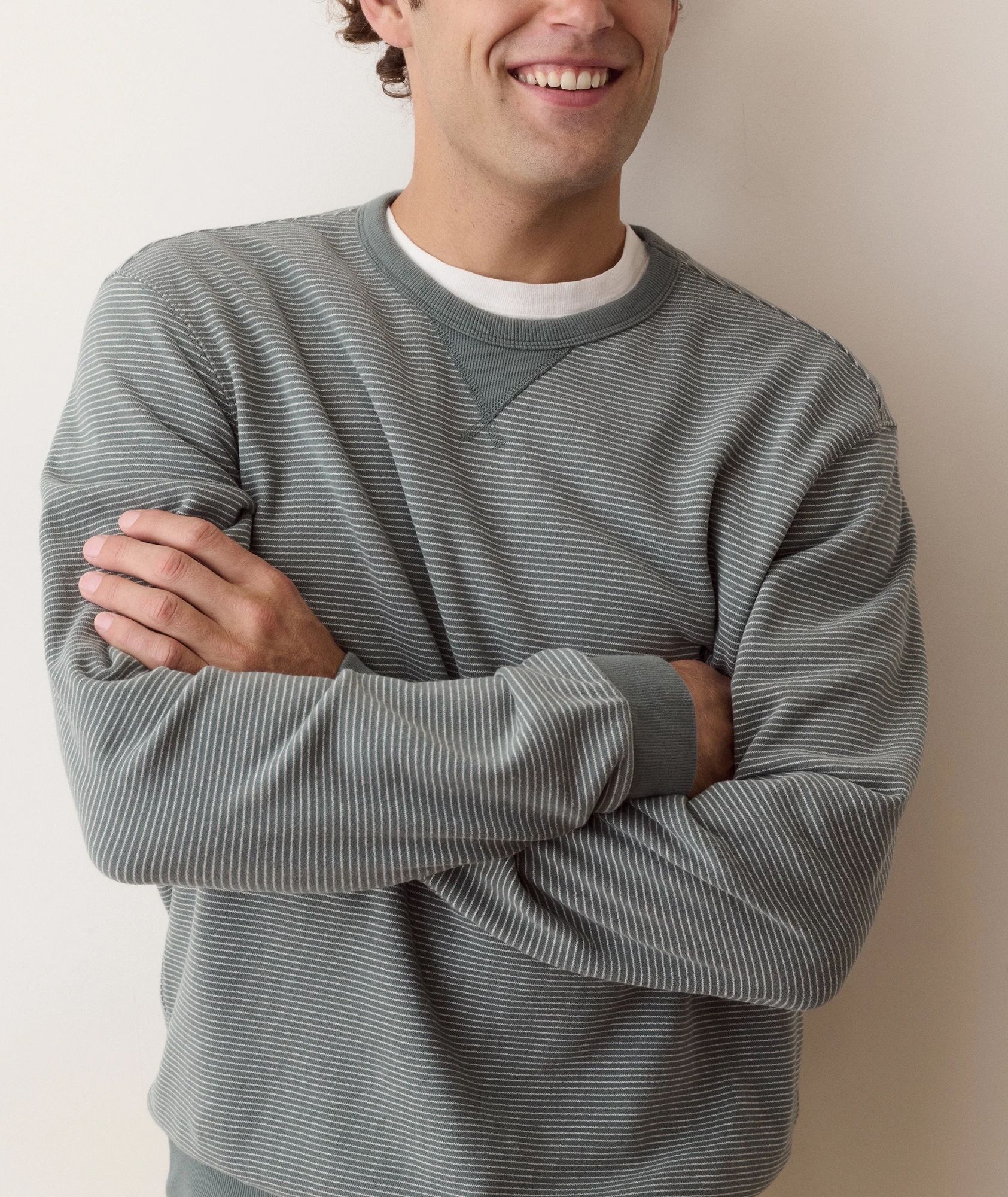 Marine Layer Men's Cloud 9 Fleece Relaxed Crewneck product image