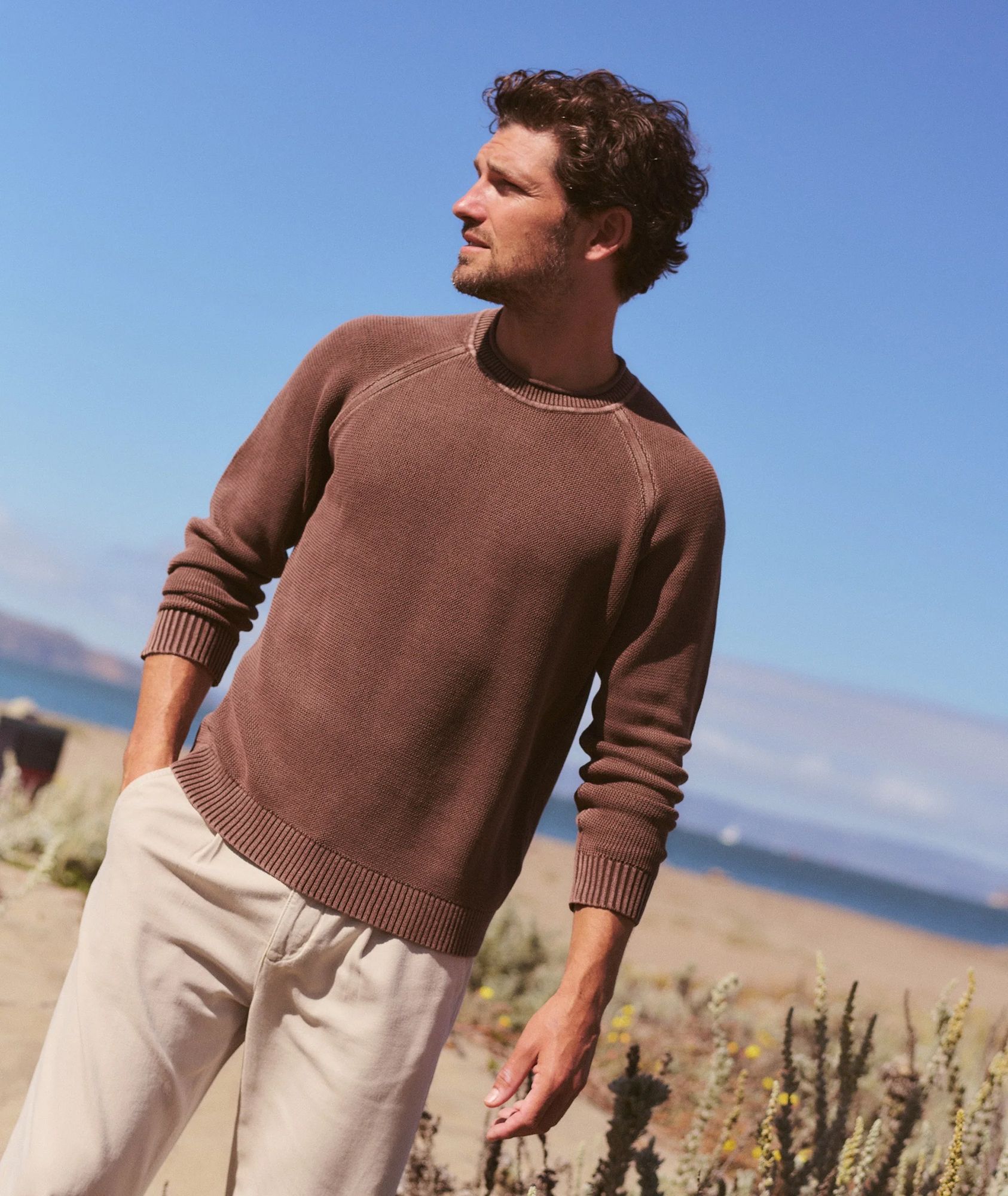 Marine Layer Roll Neck Sweater product image