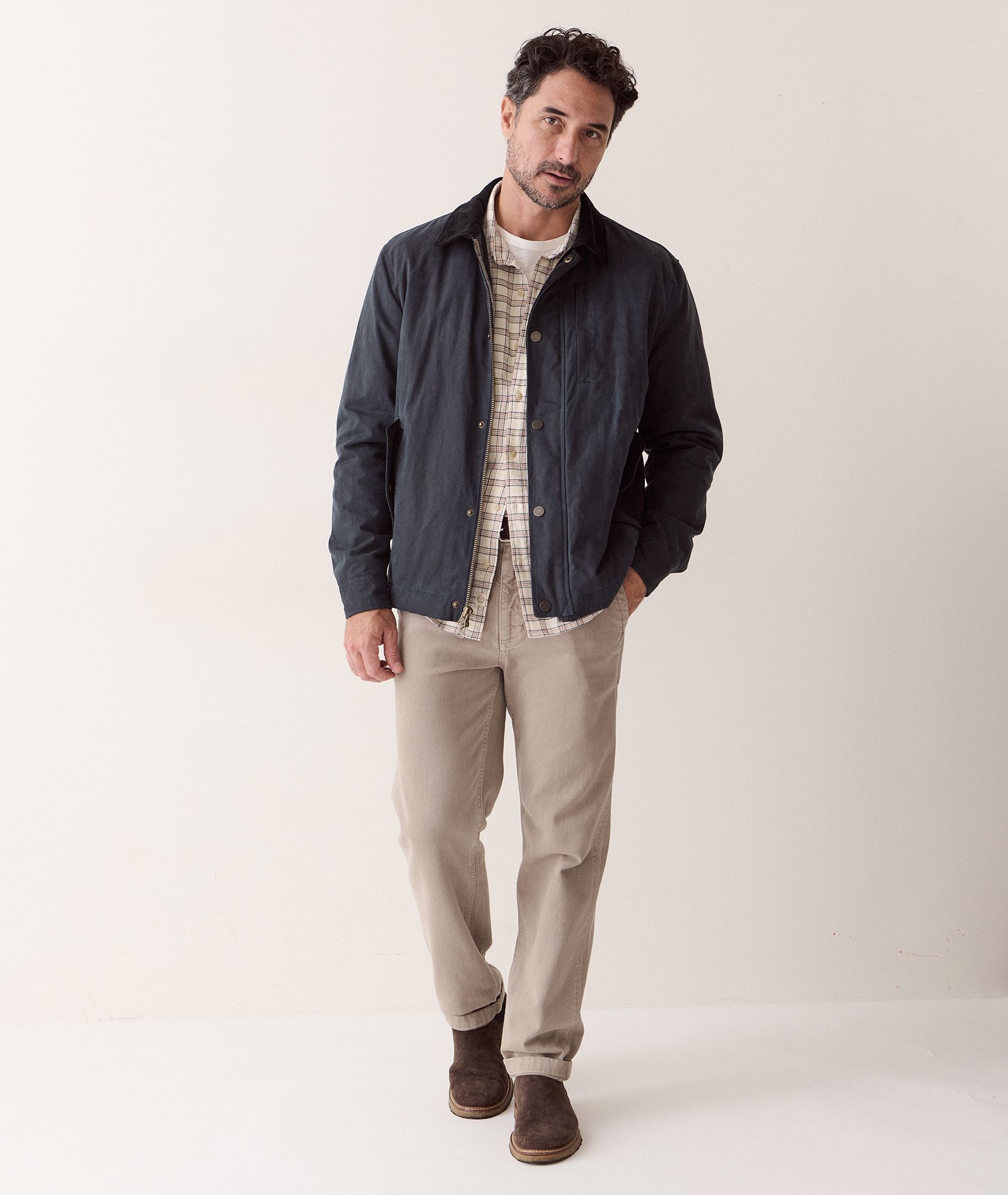 Marine Layer Men's Weston Wax Canvas Barn Jacket product image