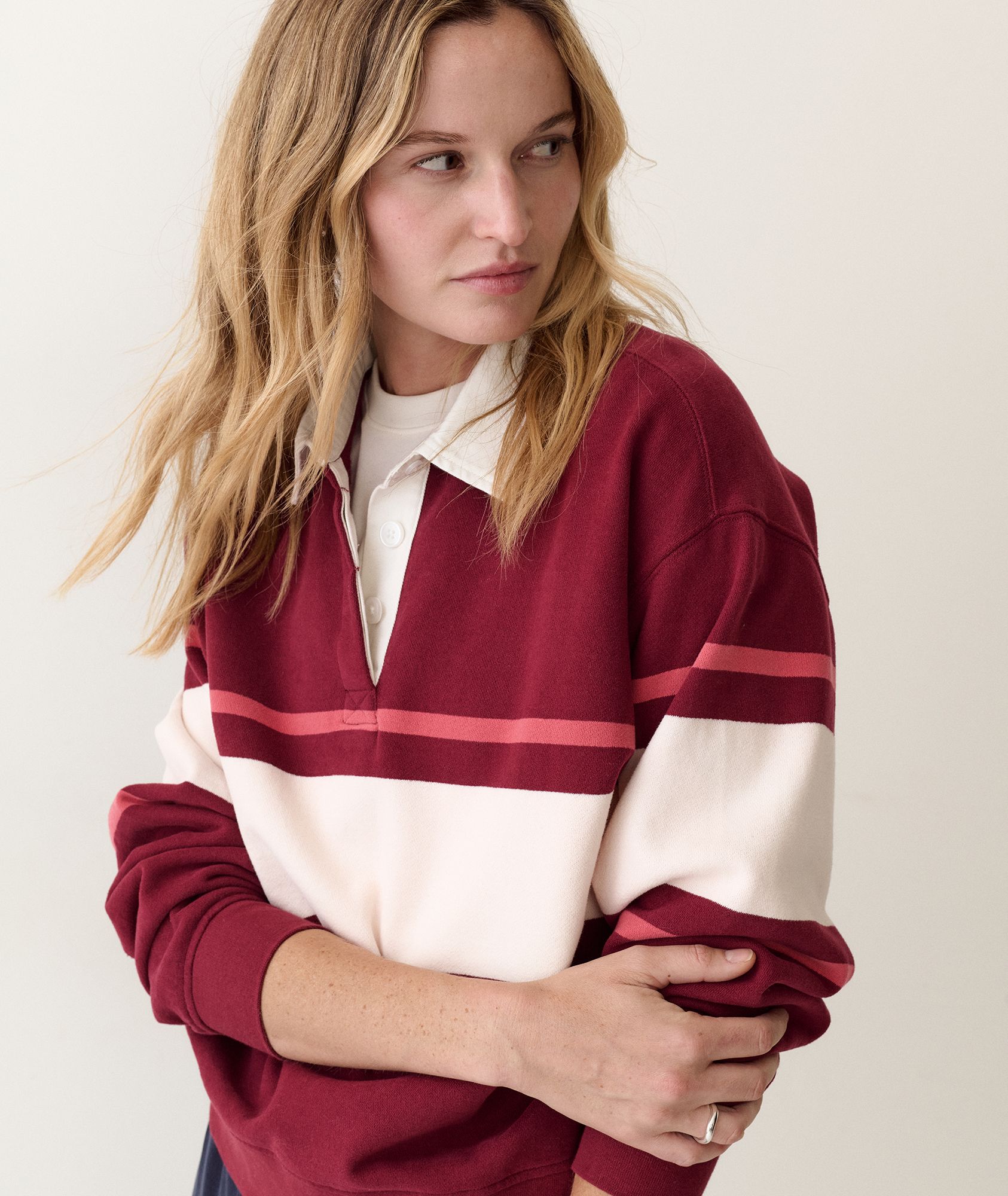Marine Layer Women's Cloud 9 Fleece Polo product image