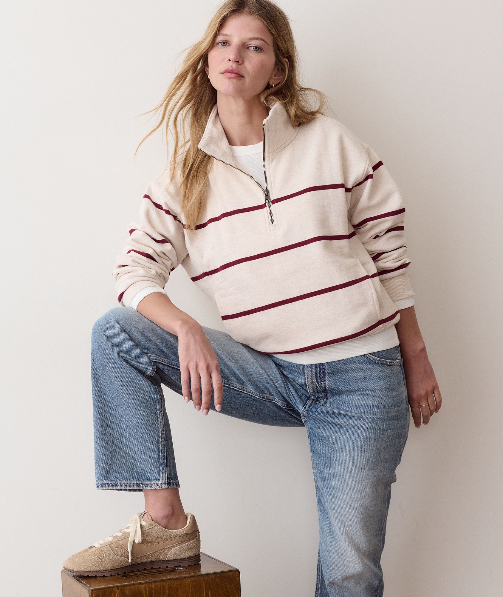Marine Layer Women's Cloud 9 Half Zip Fleece product image