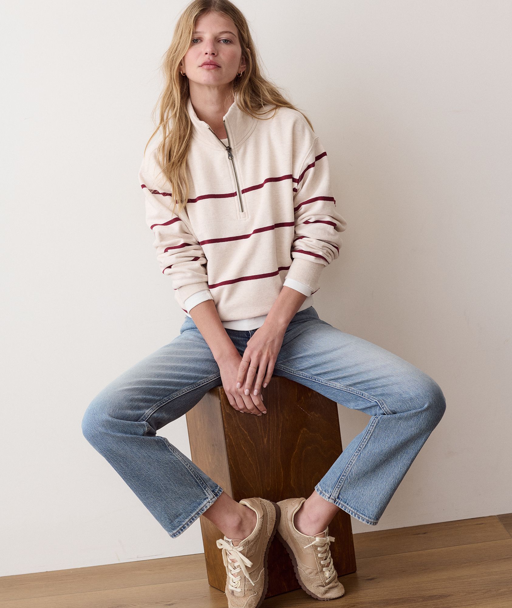 Marine Layer Women's Cloud 9 Half Zip Fleece product image