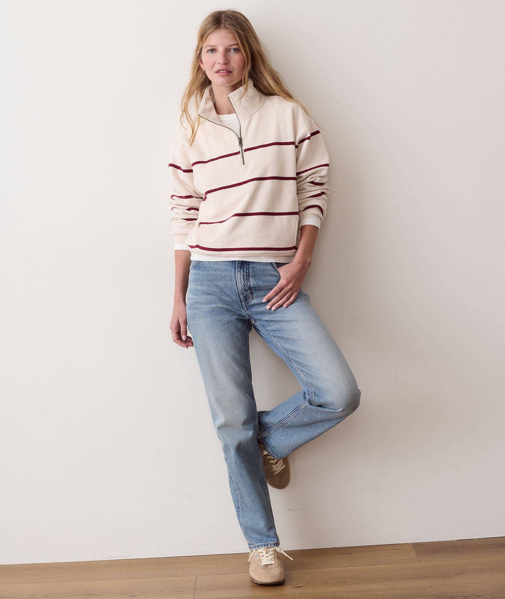 Marine Layer Women's Cloud 9 Half Zip Fleece product image