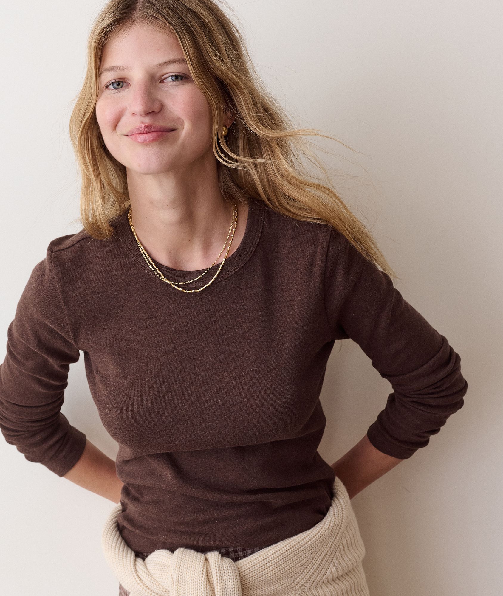 Marine Layer Women's Cozy Rib Long Sleeve Shirt product image