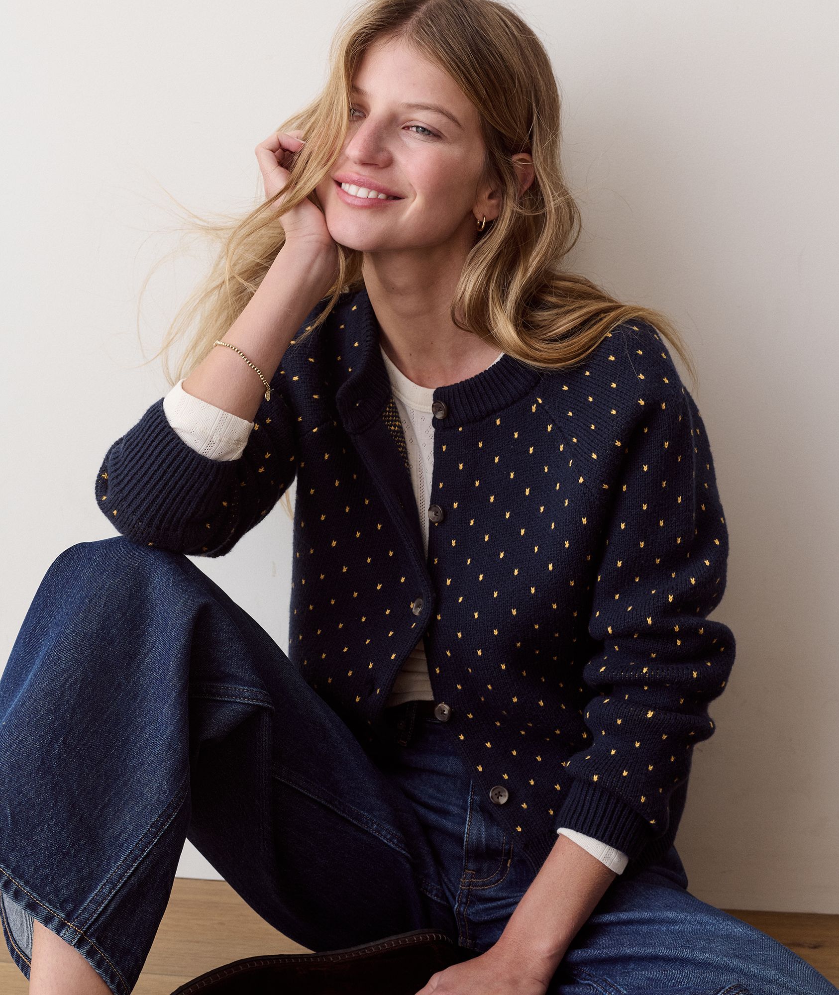 Marine Layer Women's Iris Crewneck Cardigan product image