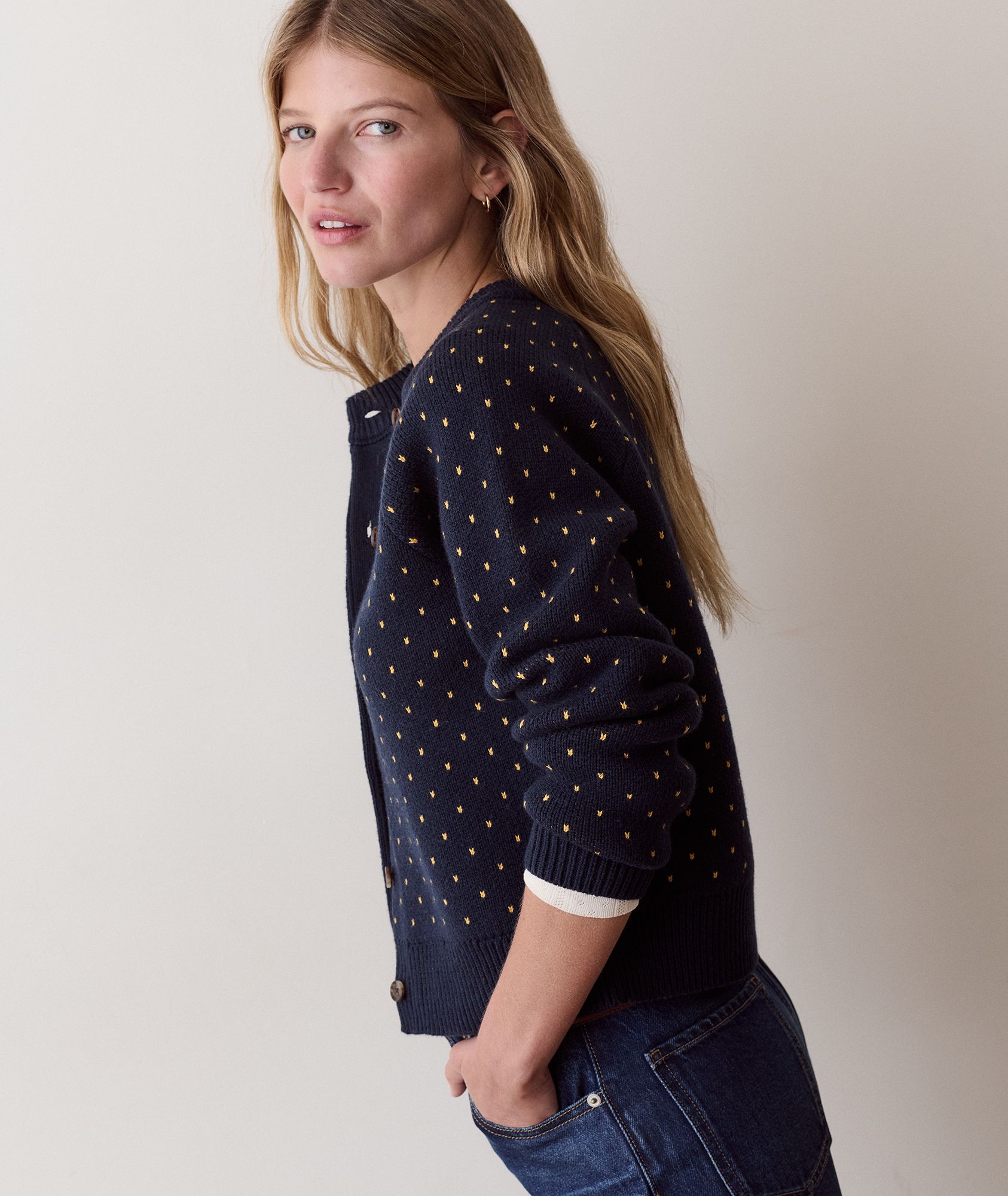 Marine Layer Women's Iris Crewneck Cardigan product image